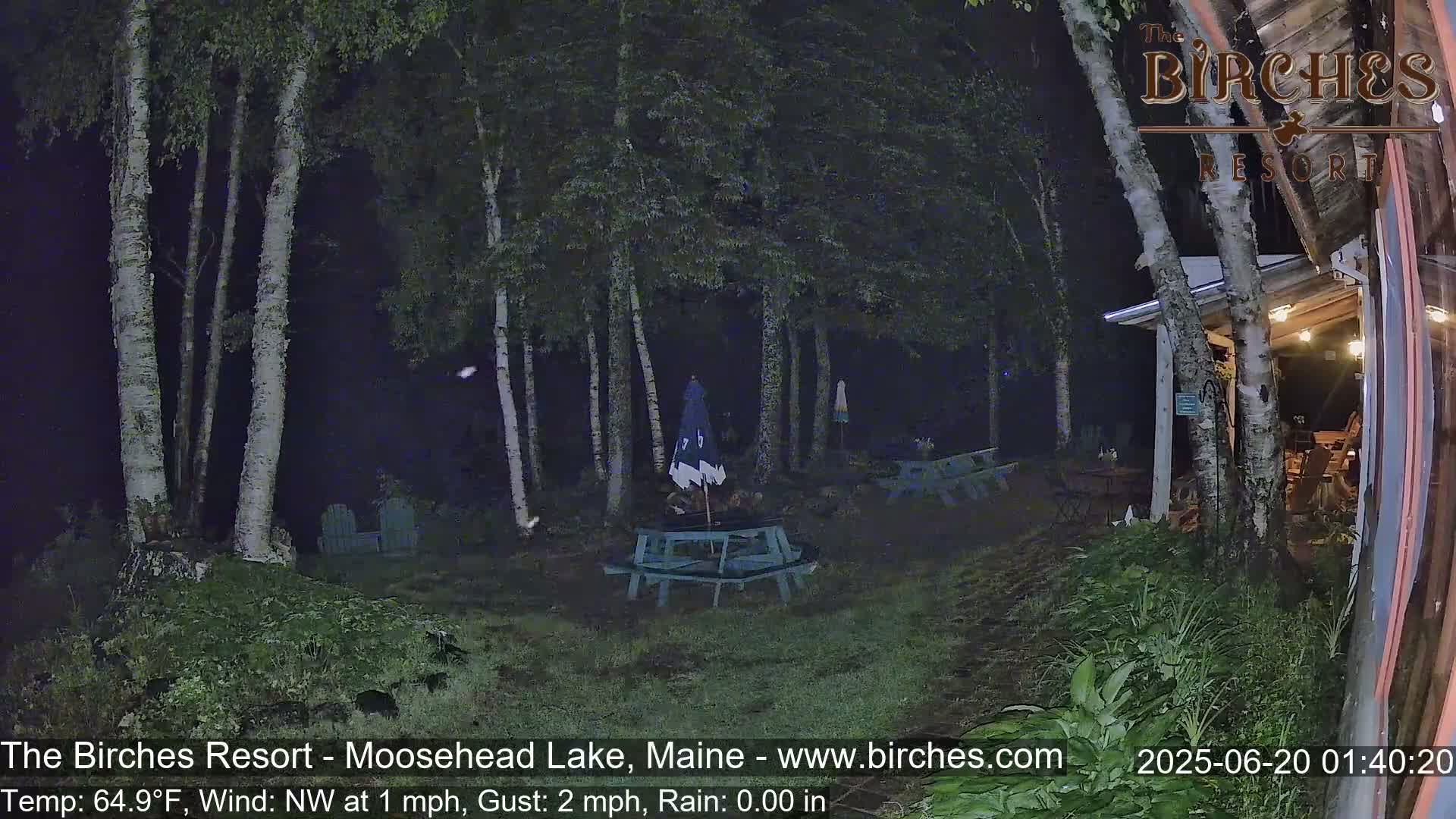 The Birches Resort Outdoo Moosehead Lake, Live Cam - Rockwood, Maine, USA