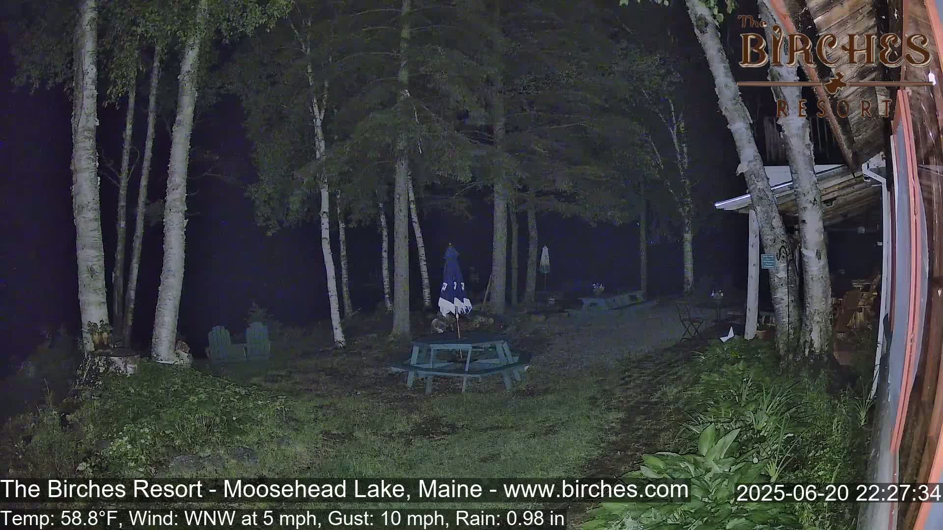 The Birches Resort Outdoo Moosehead Lake, Live Cam - Rockwood, Maine, USA