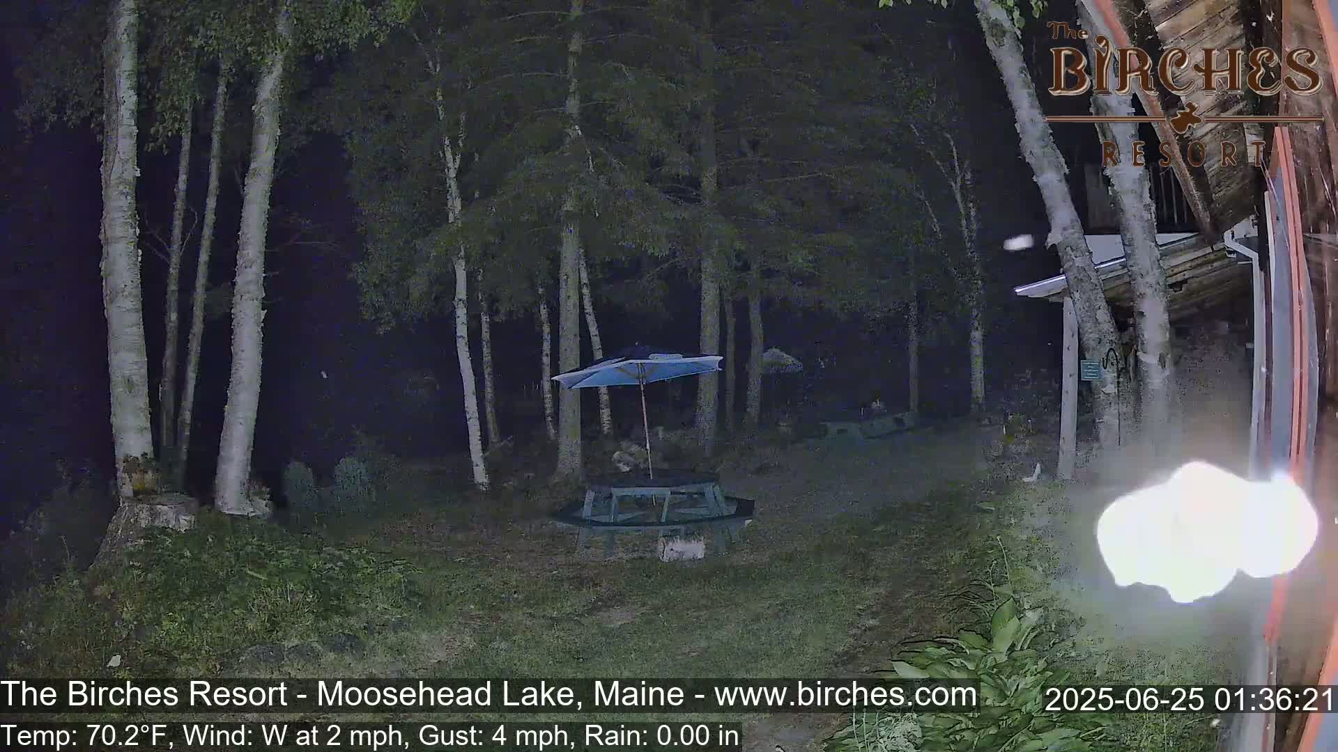The Birches Resort Outdoo Moosehead Lake, Live Cam - Rockwood, Maine, USA