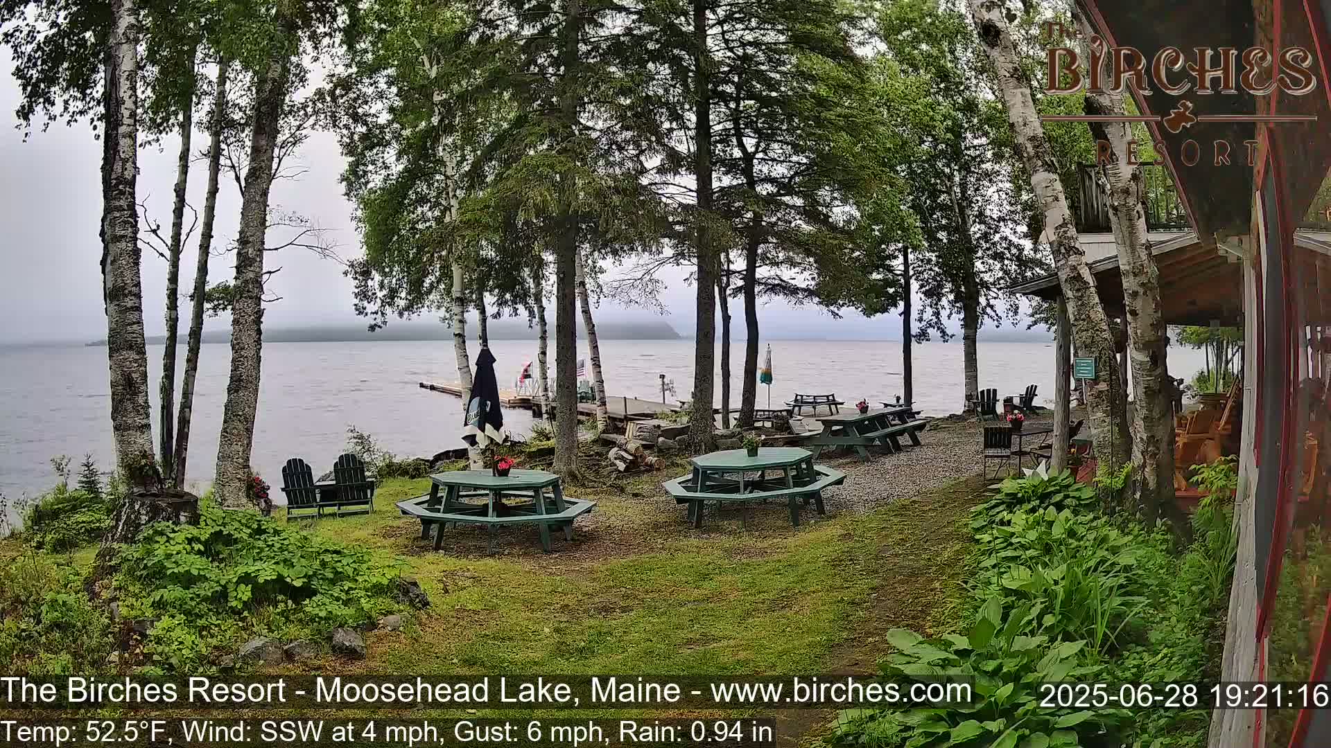 The Birches Resort Outdoo Moosehead Lake, Live Cam - Rockwood, Maine, USA