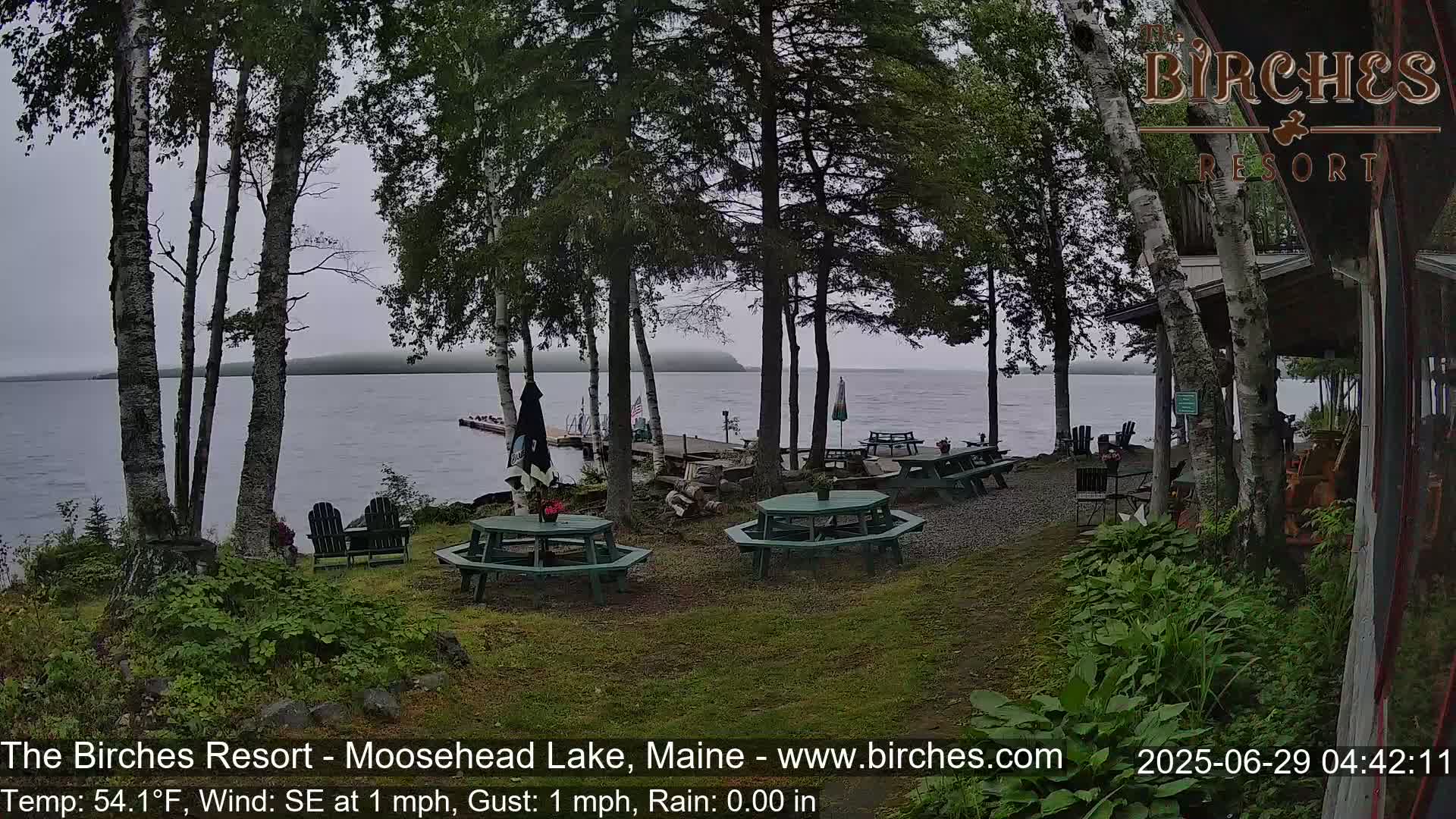 The Birches Resort Outdoo Moosehead Lake, Live Cam - Rockwood, Maine, USA
