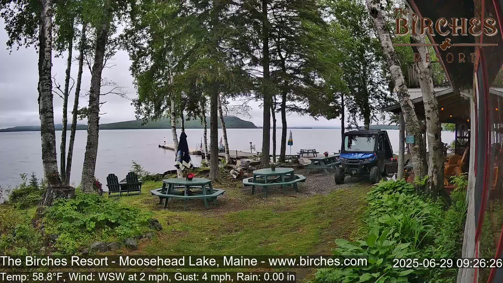 The Birches Resort Outdoo Moosehead Lake, Live Cam - Rockwood, Maine, USA