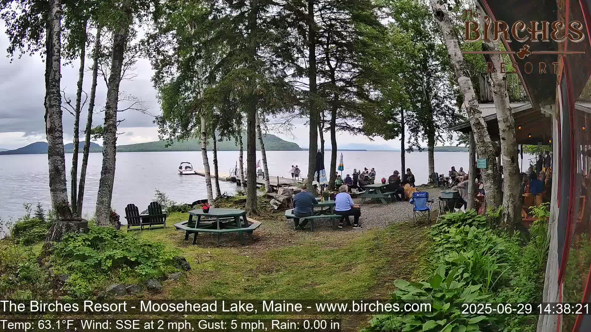 The Birches Resort Outdoo Moosehead Lake, Live Cam - Rockwood, Maine, USA