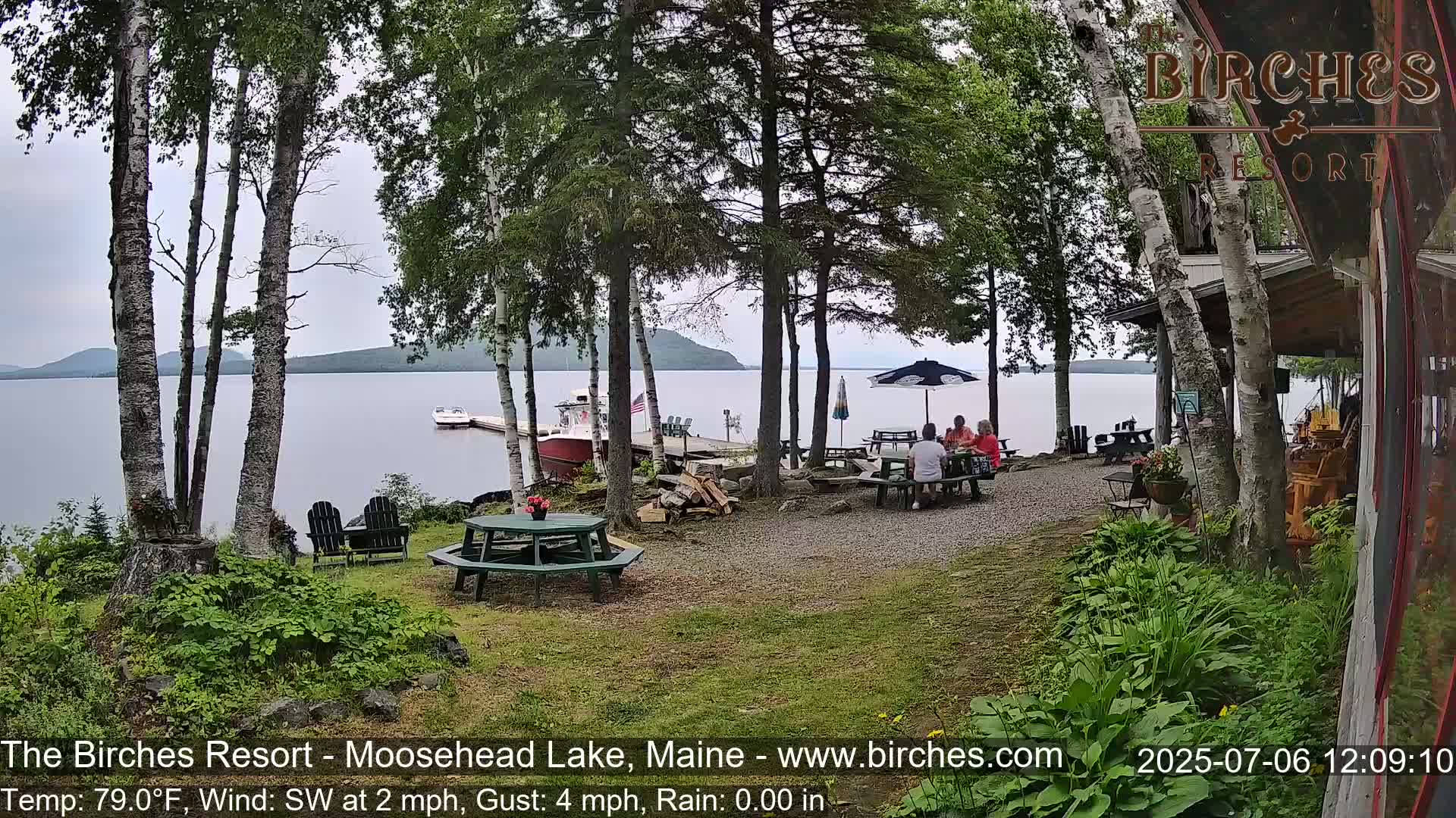 The Birches Resort Outdoo Moosehead Lake, Live Cam - Rockwood, Maine, USA