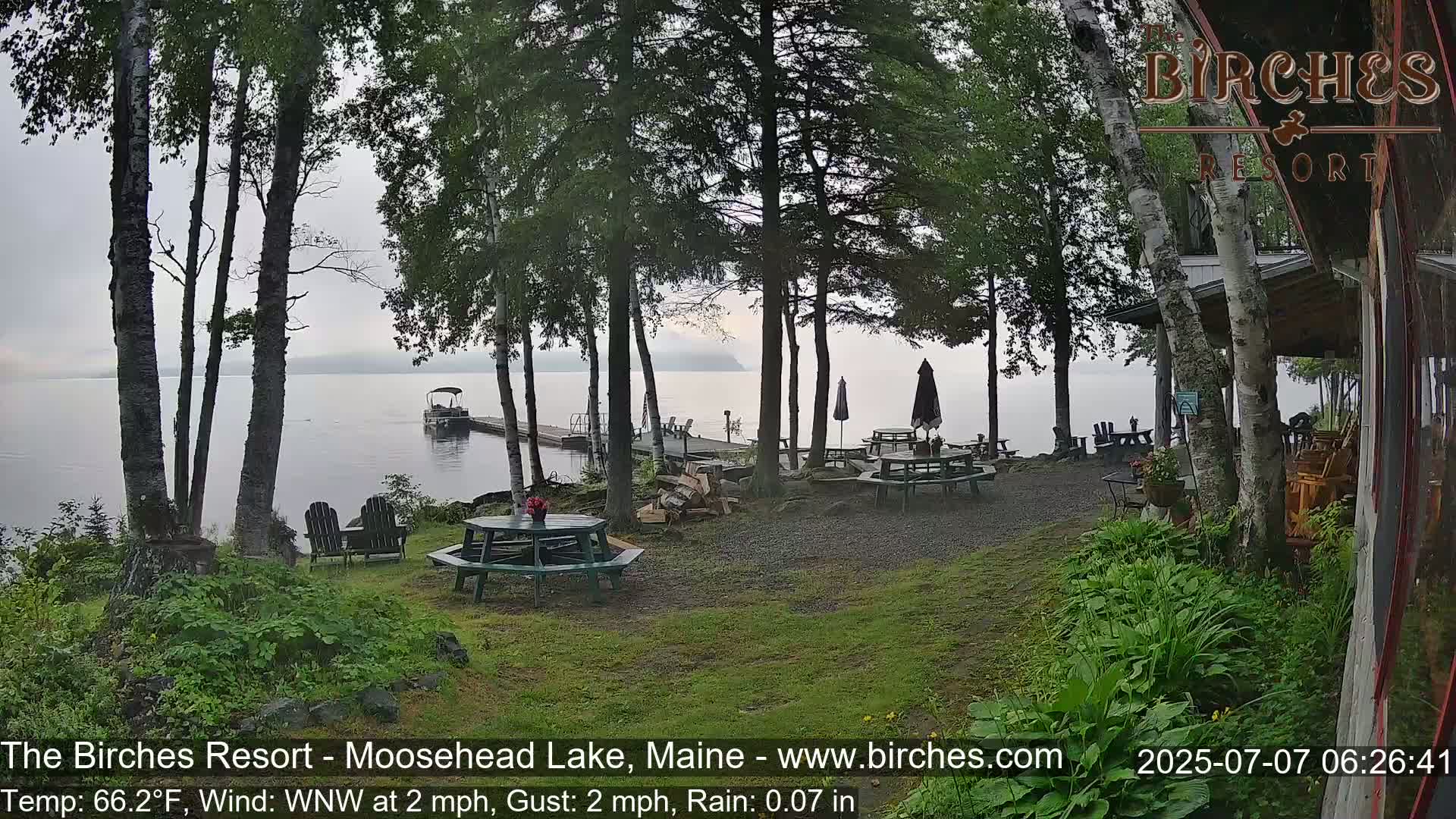 The Birches Resort Outdoo Moosehead Lake, Live Cam - Rockwood, Maine, USA