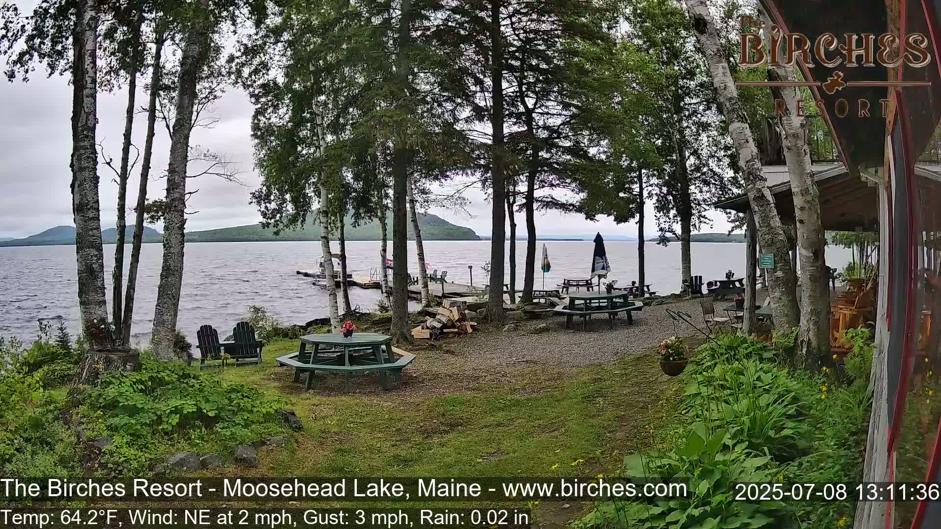 The Birches Resort Outdoo Moosehead Lake, Live Cam - Rockwood, Maine, USA