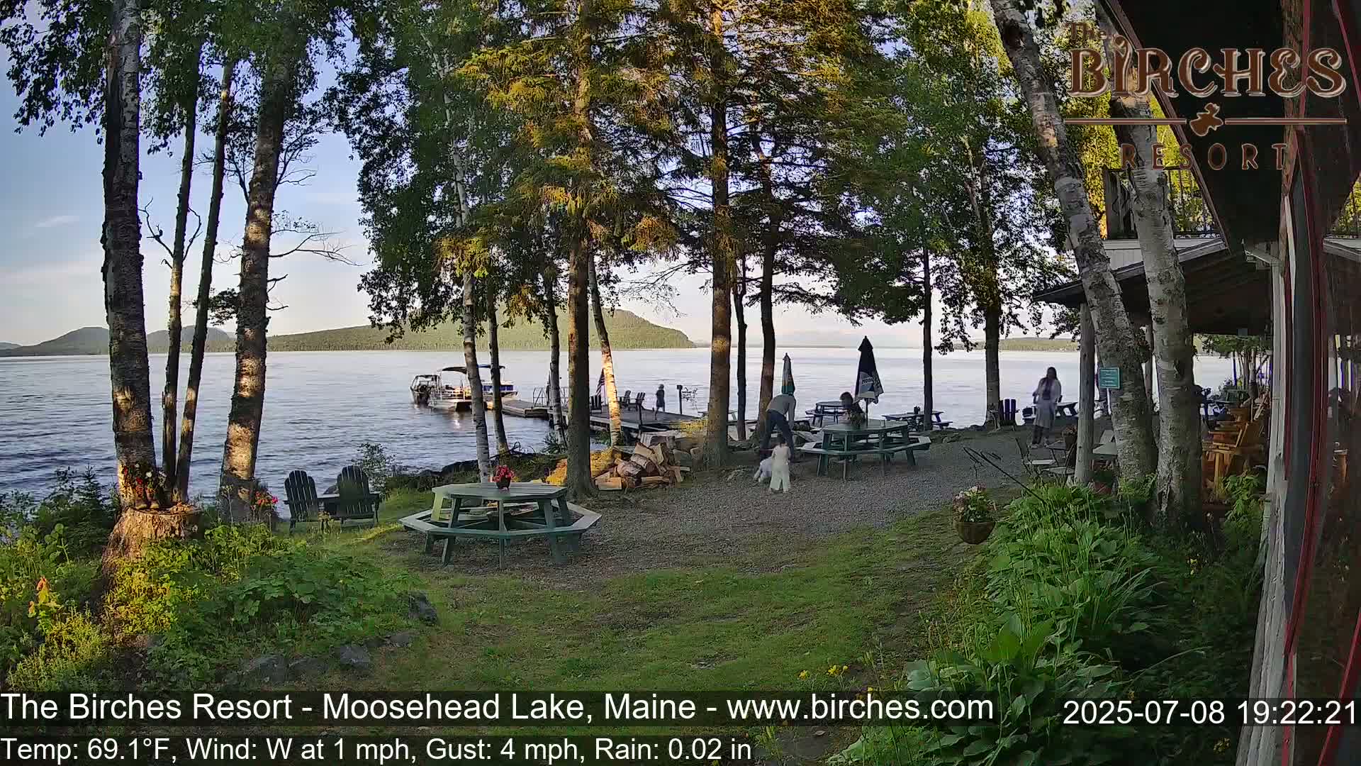 The Birches Resort Outdoo Moosehead Lake, Live Cam - Rockwood, Maine, USA