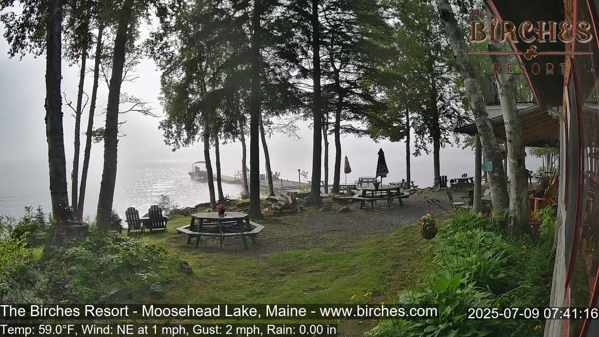 The Birches Resort Outdoo Moosehead Lake, Live Cam - Rockwood, Maine, USA