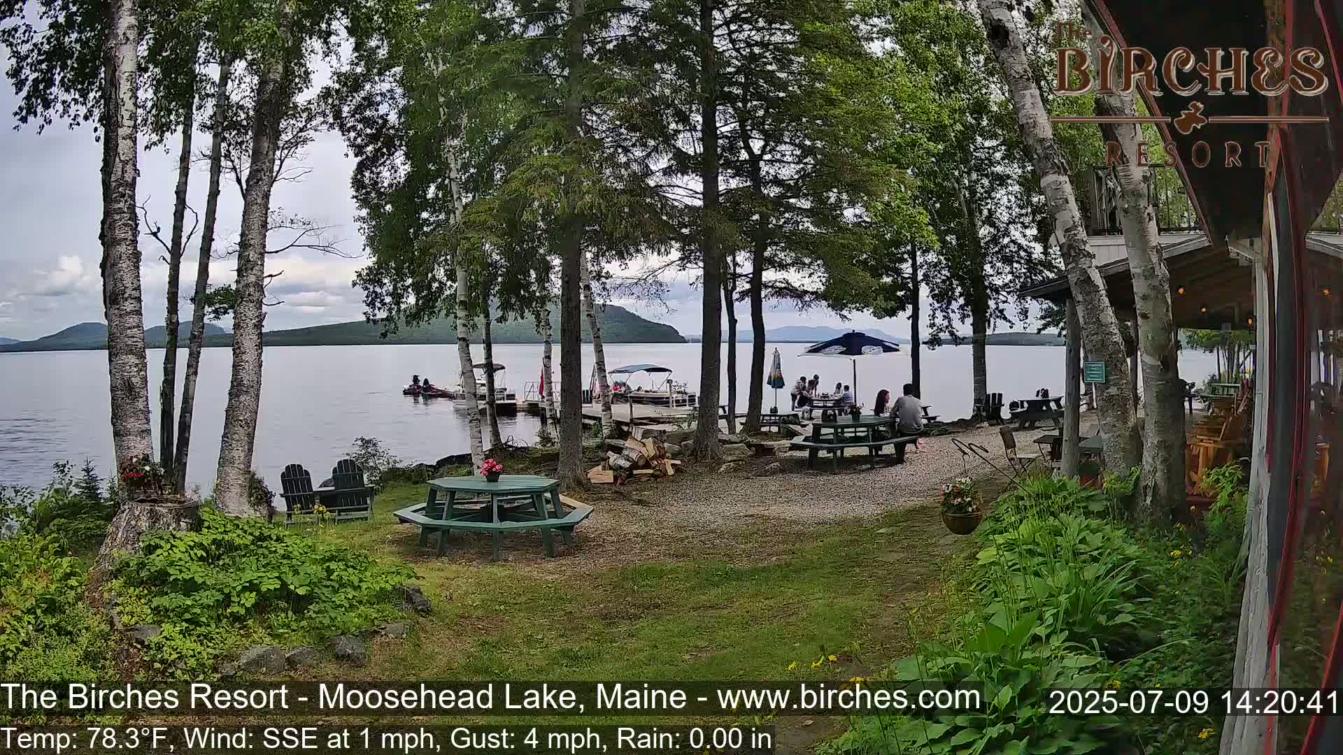 The Birches Resort Outdoo Moosehead Lake, Live Cam - Rockwood, Maine, USA