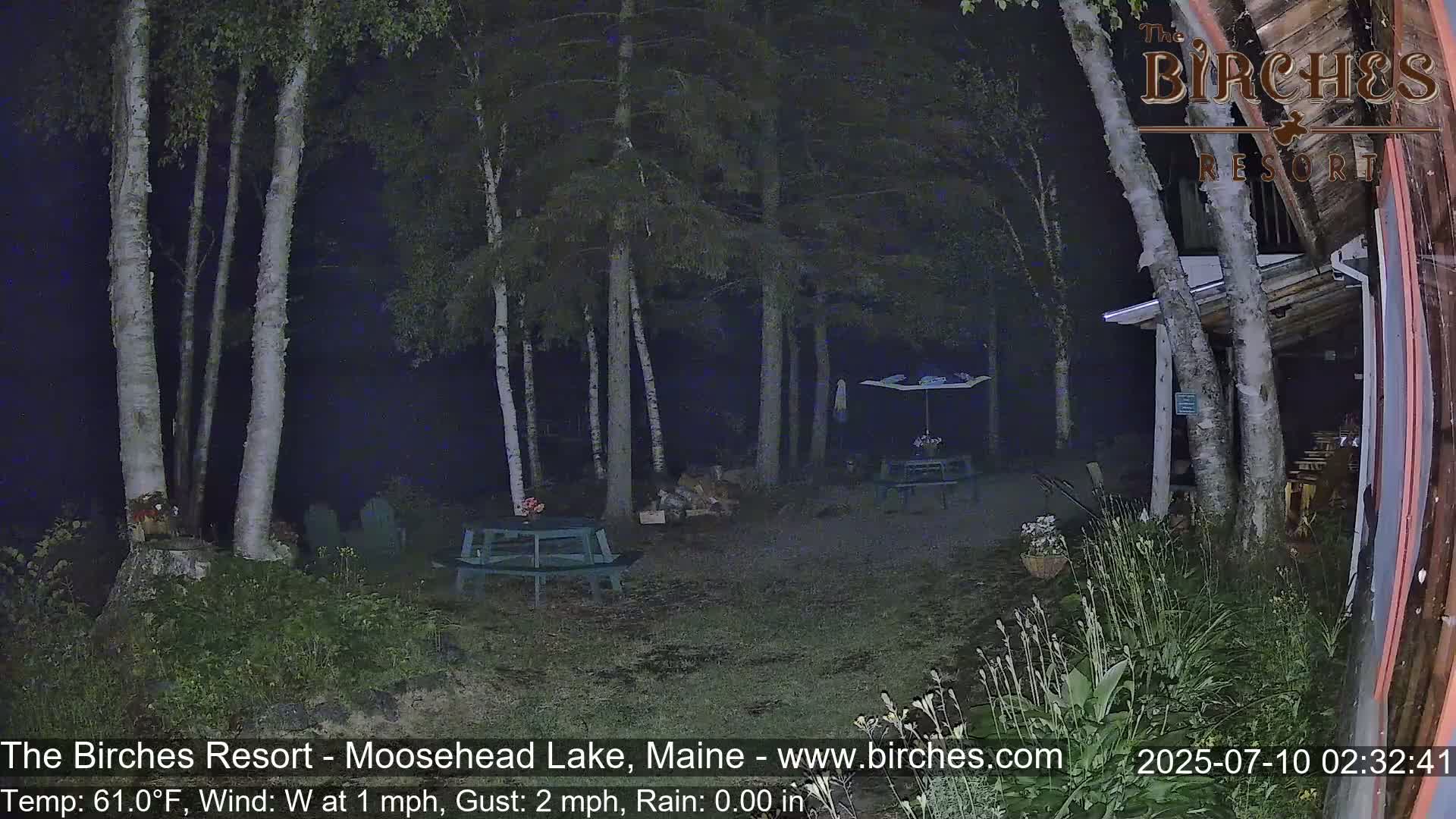 The Birches Resort Outdoo Moosehead Lake, Live Cam - Rockwood, Maine, USA