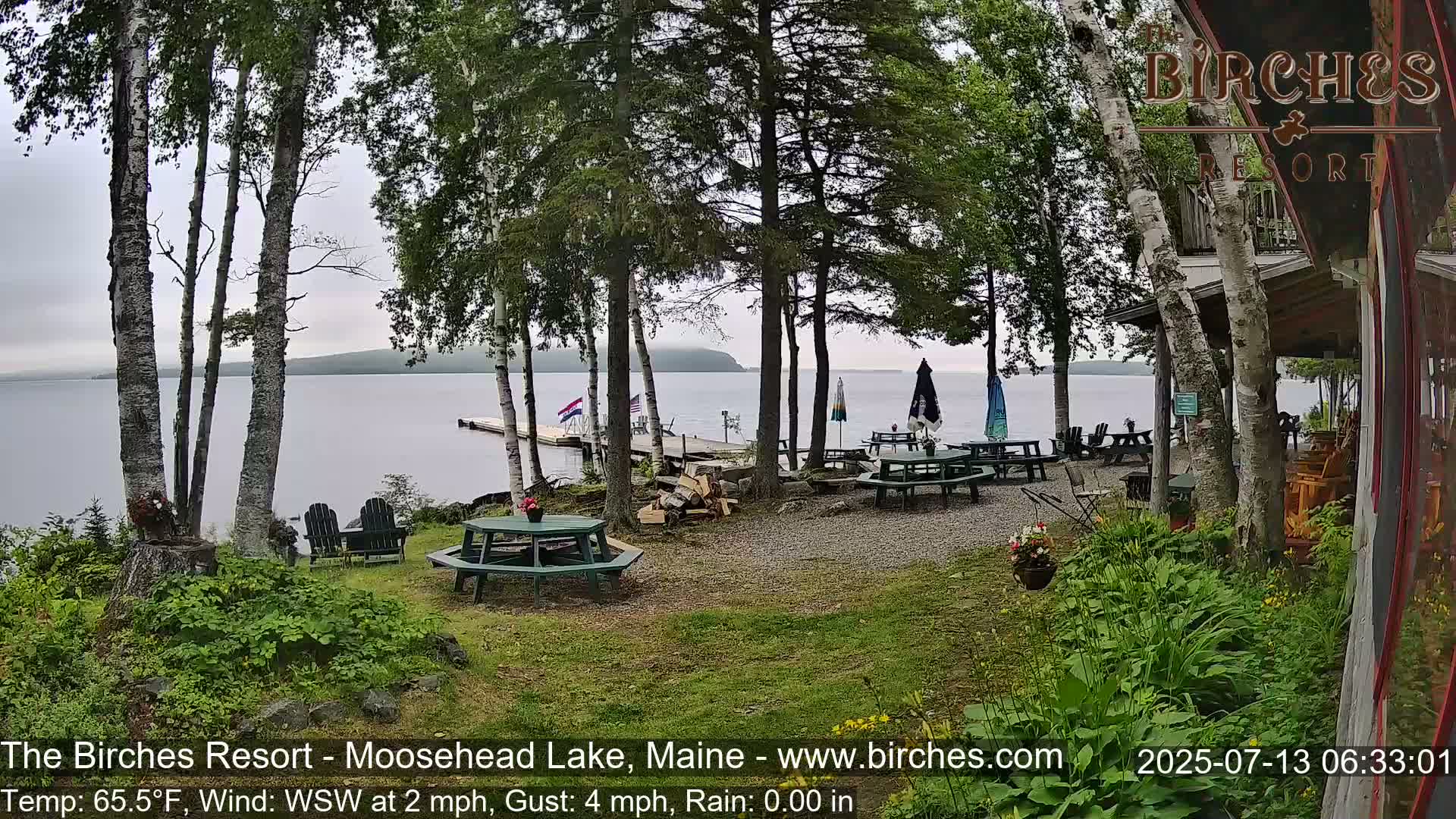 The Birches Resort Outdoo Moosehead Lake, Live Cam - Rockwood, Maine, USA