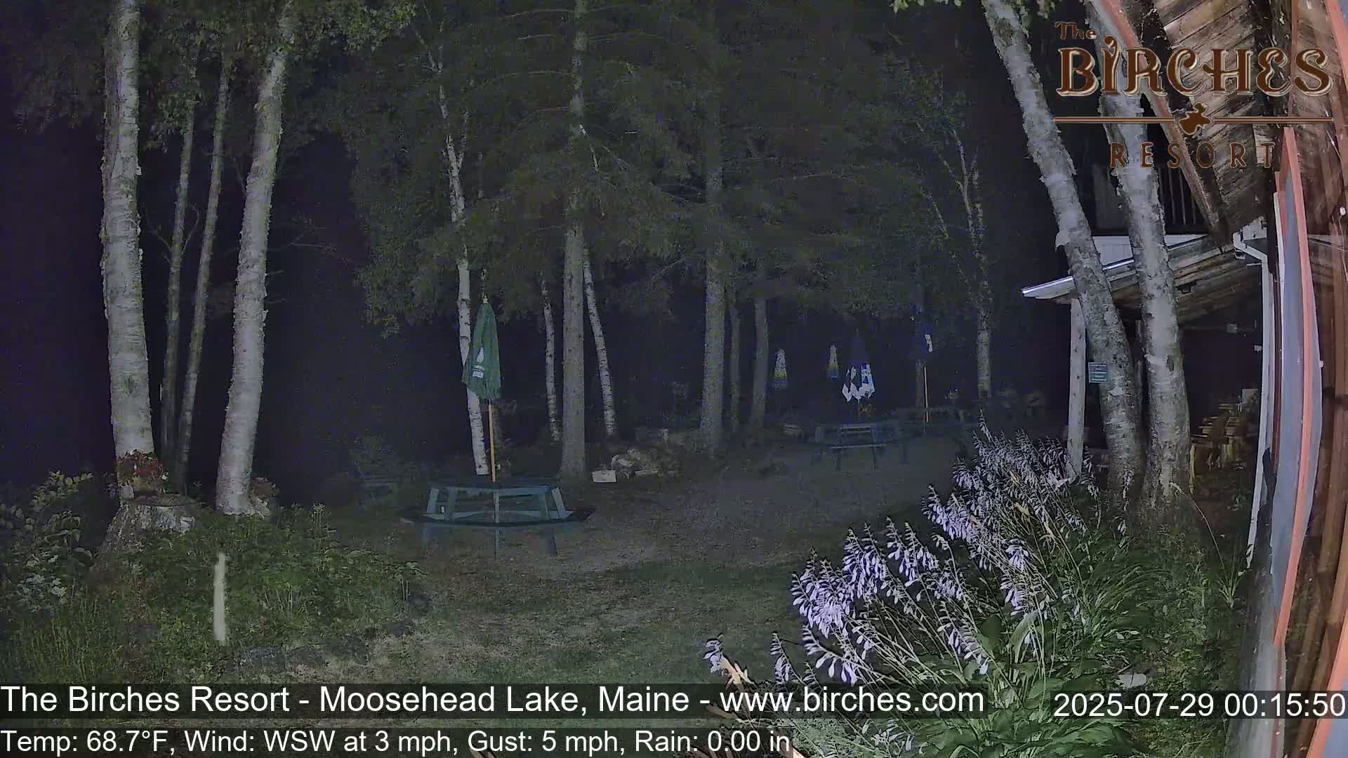 The Birches Resort Outdoo Moosehead Lake, Live Cam - Rockwood, Maine, USA