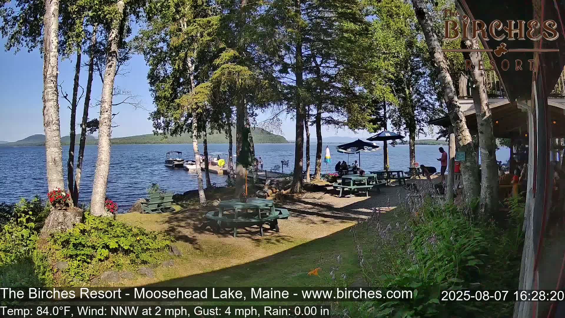 The Birches Resort Outdoo Moosehead Lake, Live Cam - Rockwood, Maine, USA