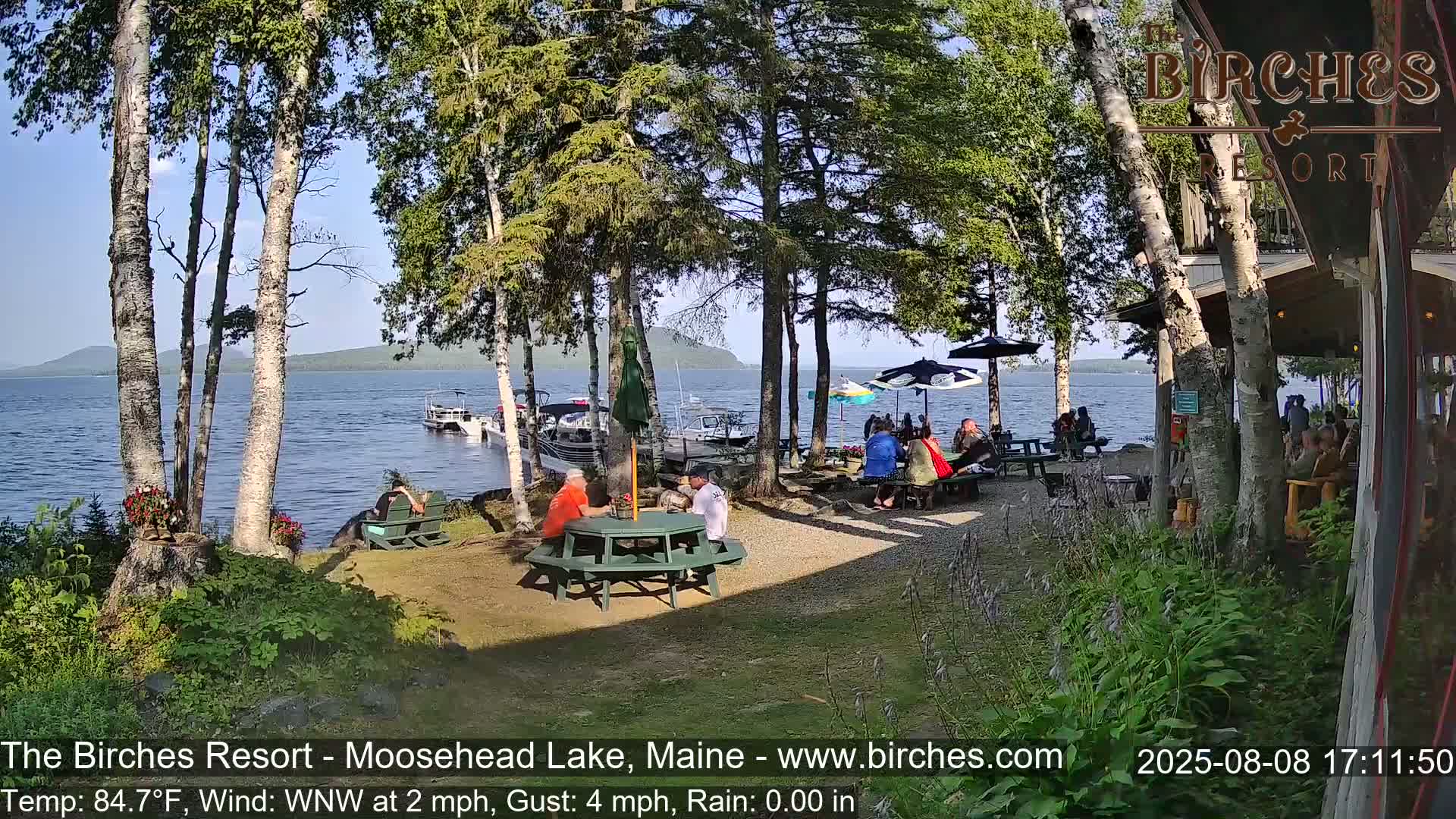 The Birches Resort Outdoo Moosehead Lake, Live Cam - Rockwood, Maine, USA