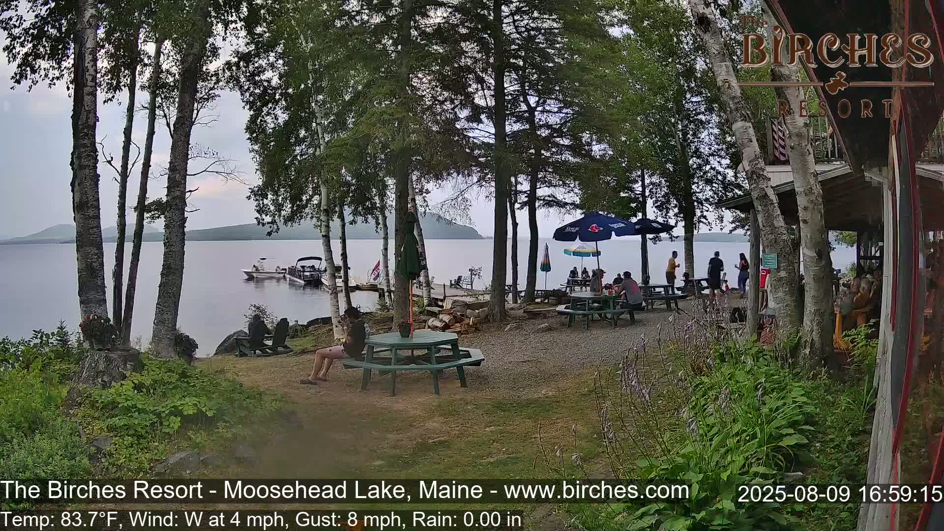 The Birches Resort Outdoo Moosehead Lake, Live Cam - Rockwood, Maine, USA