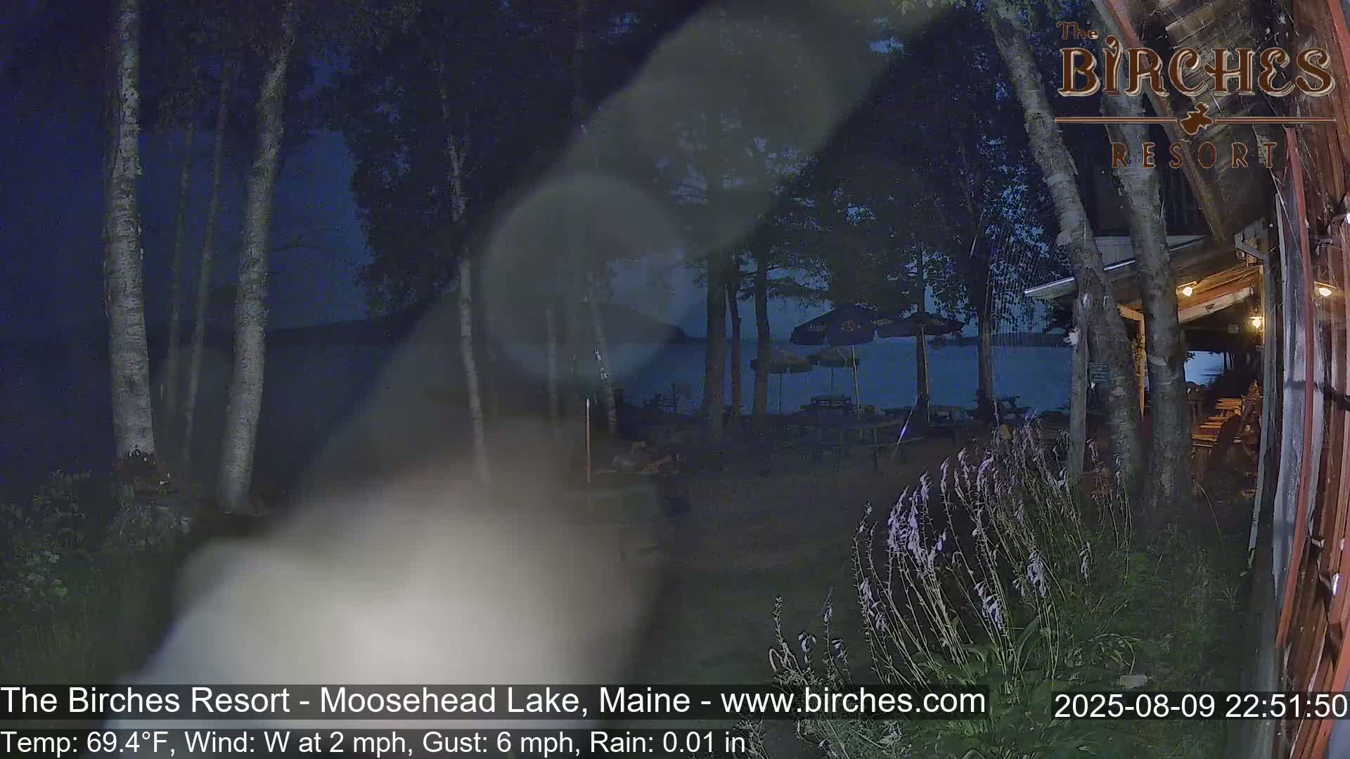 The Birches Resort Outdoo Moosehead Lake, Live Cam - Rockwood, Maine, USA