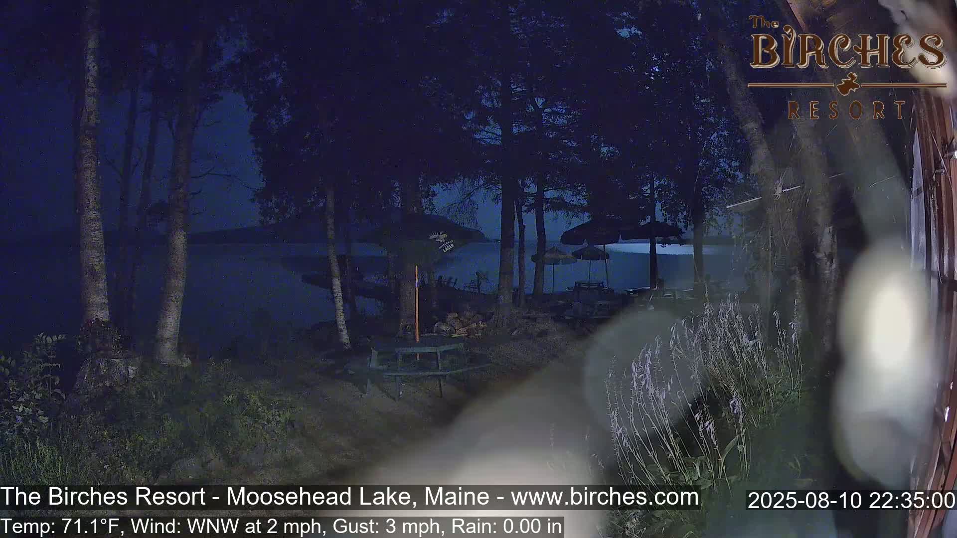 The Birches Resort Outdoo Moosehead Lake, Live Cam - Rockwood, Maine, USA