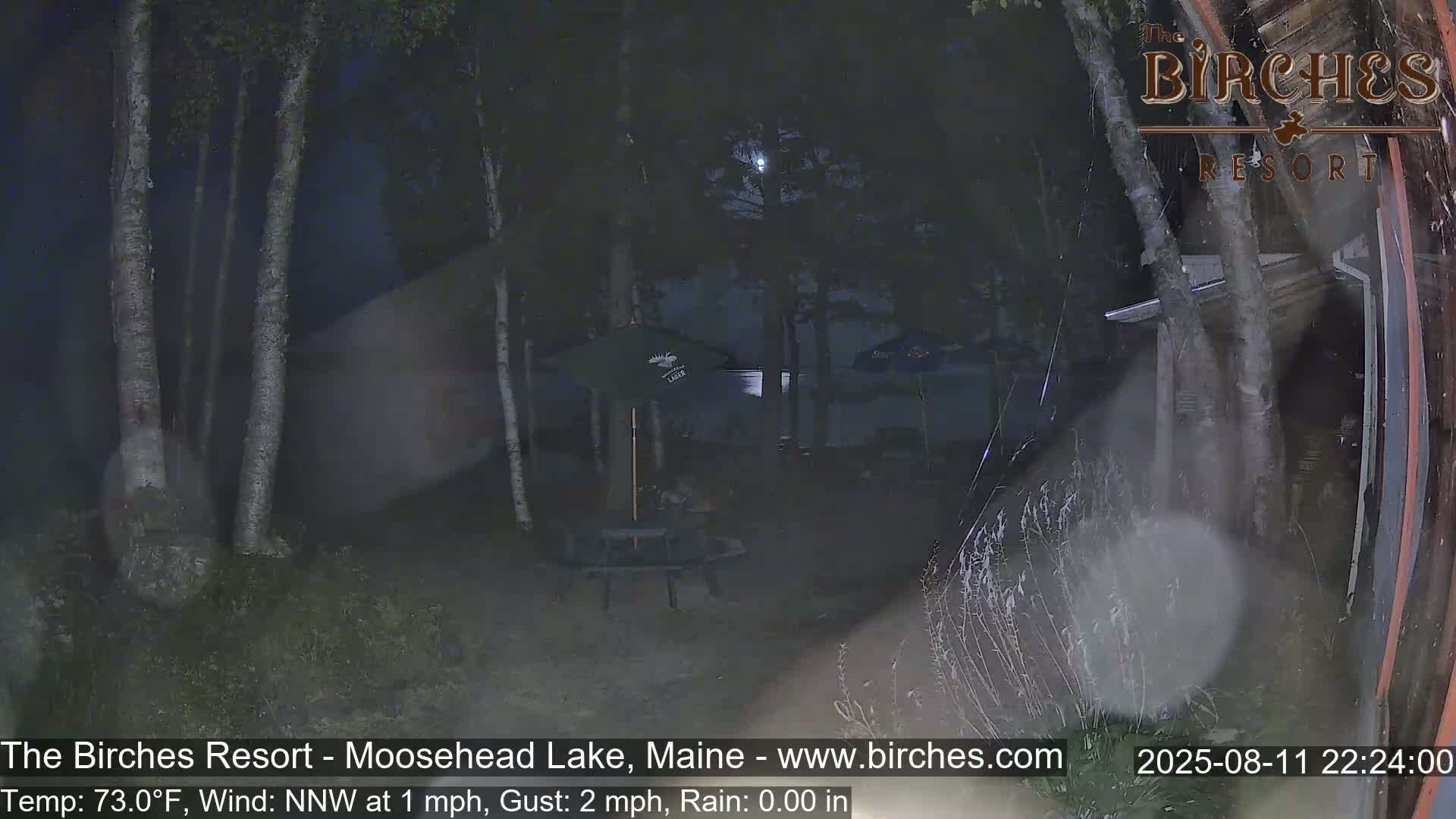 The Birches Resort Outdoo Moosehead Lake, Live Cam - Rockwood, Maine, USA