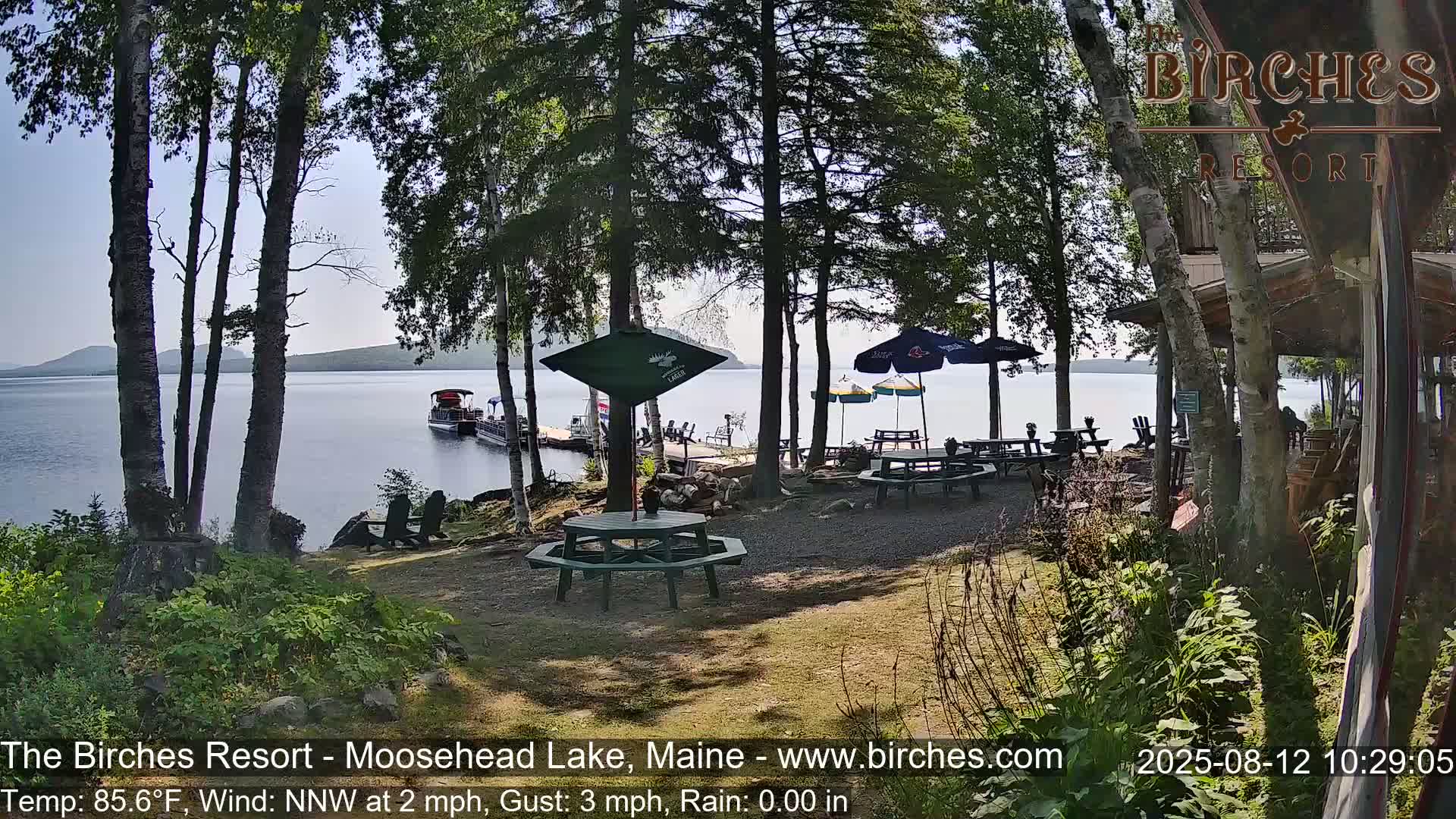 The Birches Resort Outdoo Moosehead Lake, Live Cam - Rockwood, Maine, USA