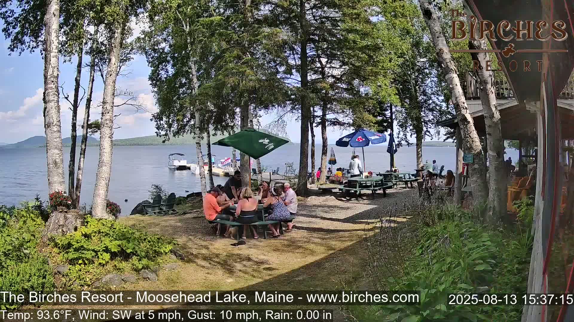 The Birches Resort Outdoo Moosehead Lake, Live Cam - Rockwood, Maine, USA