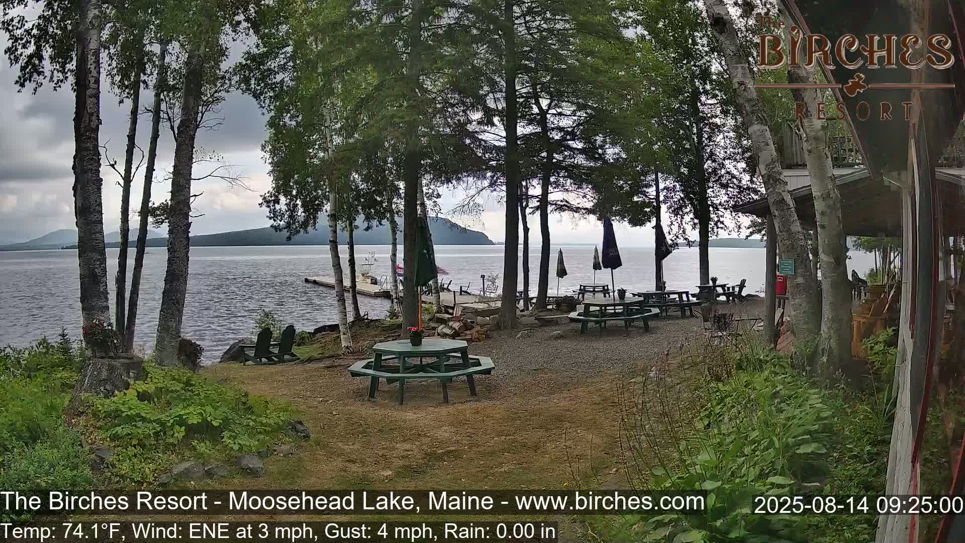 The Birches Resort Outdoo Moosehead Lake, Live Cam - Rockwood, Maine, USA