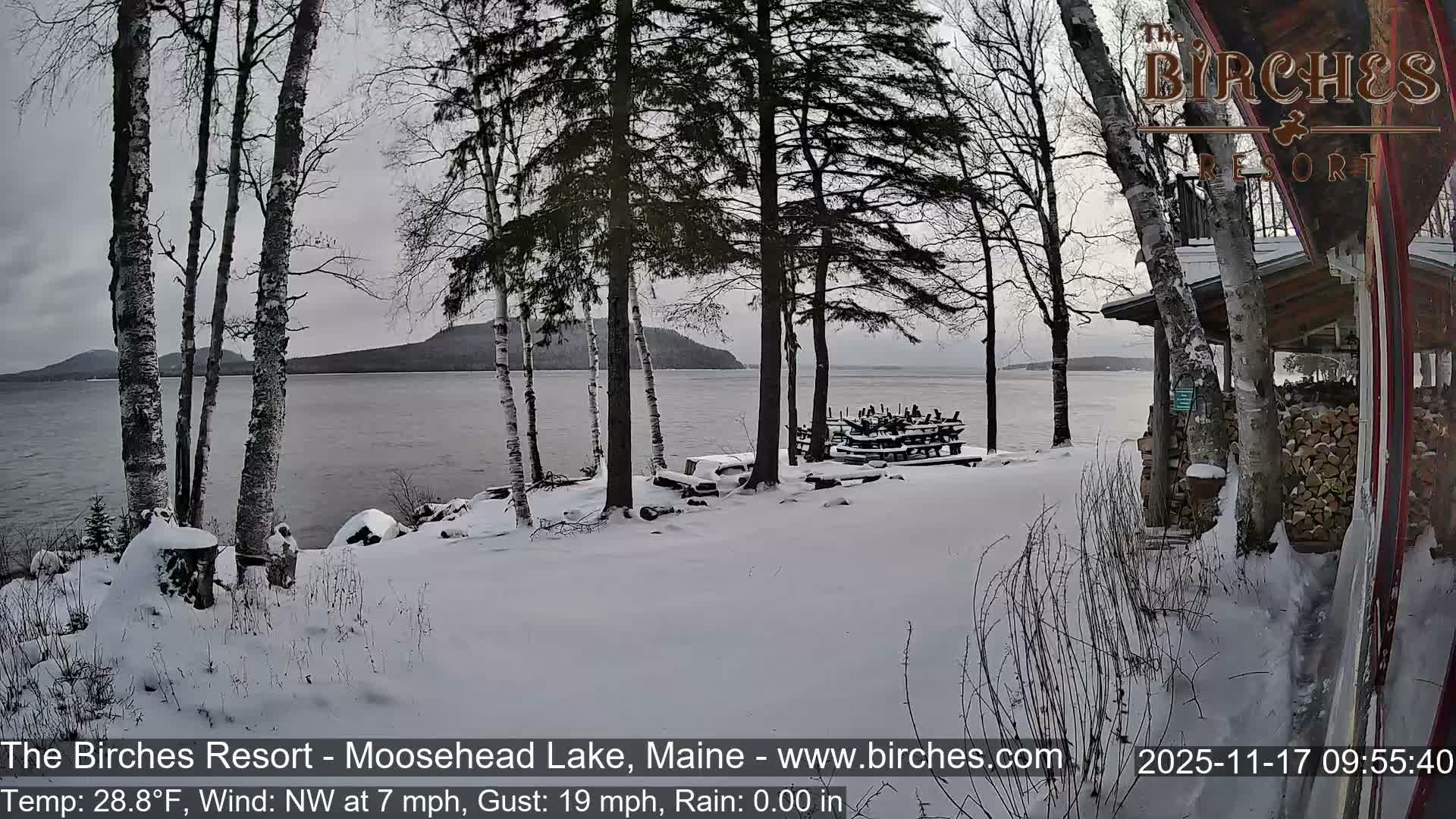 The Birches Resort Outdoo Moosehead Lake, Live Cam - Rockwood, Maine, USA