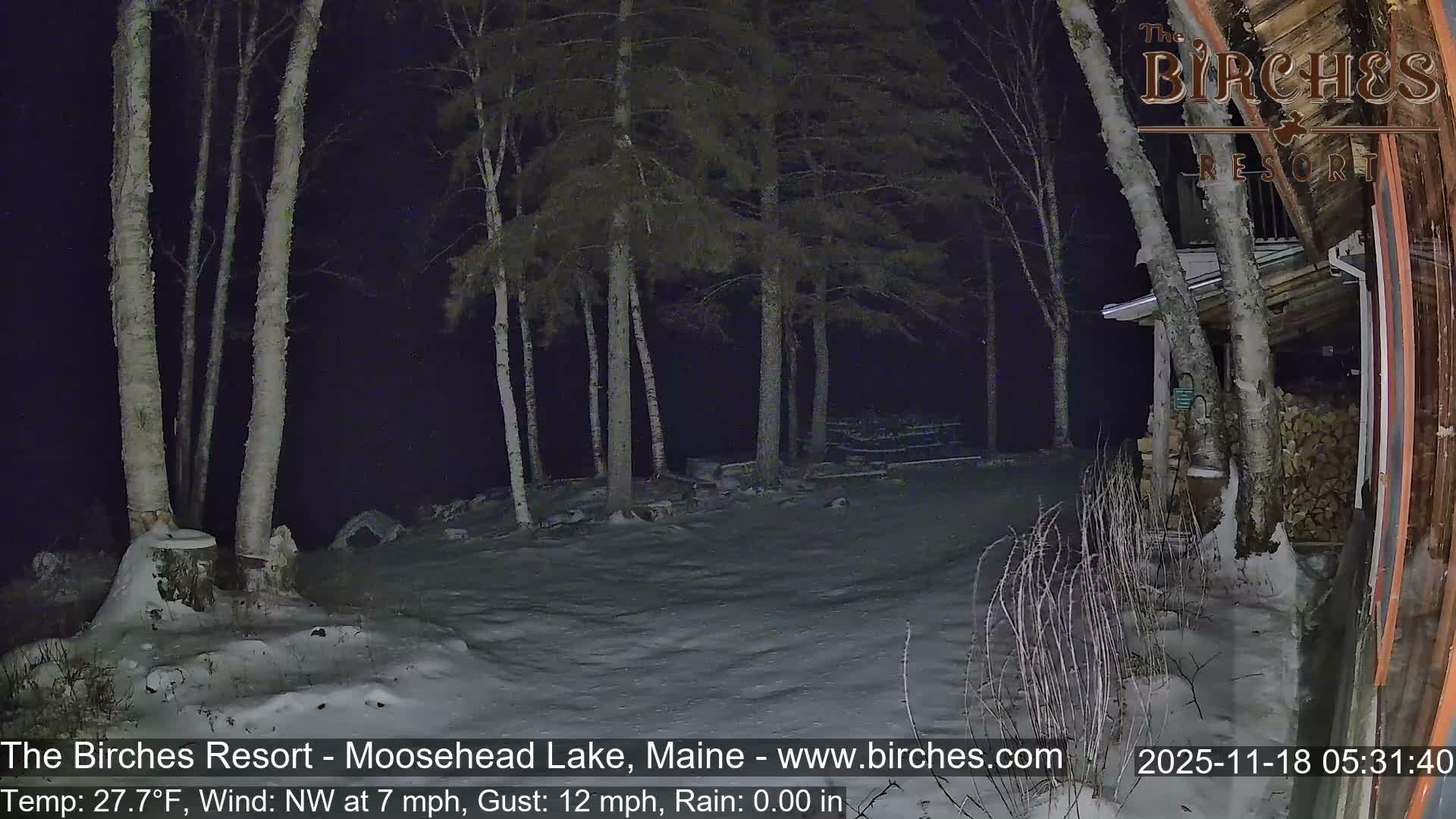 The Birches Resort Outdoo Moosehead Lake, Live Cam - Rockwood, Maine, USA