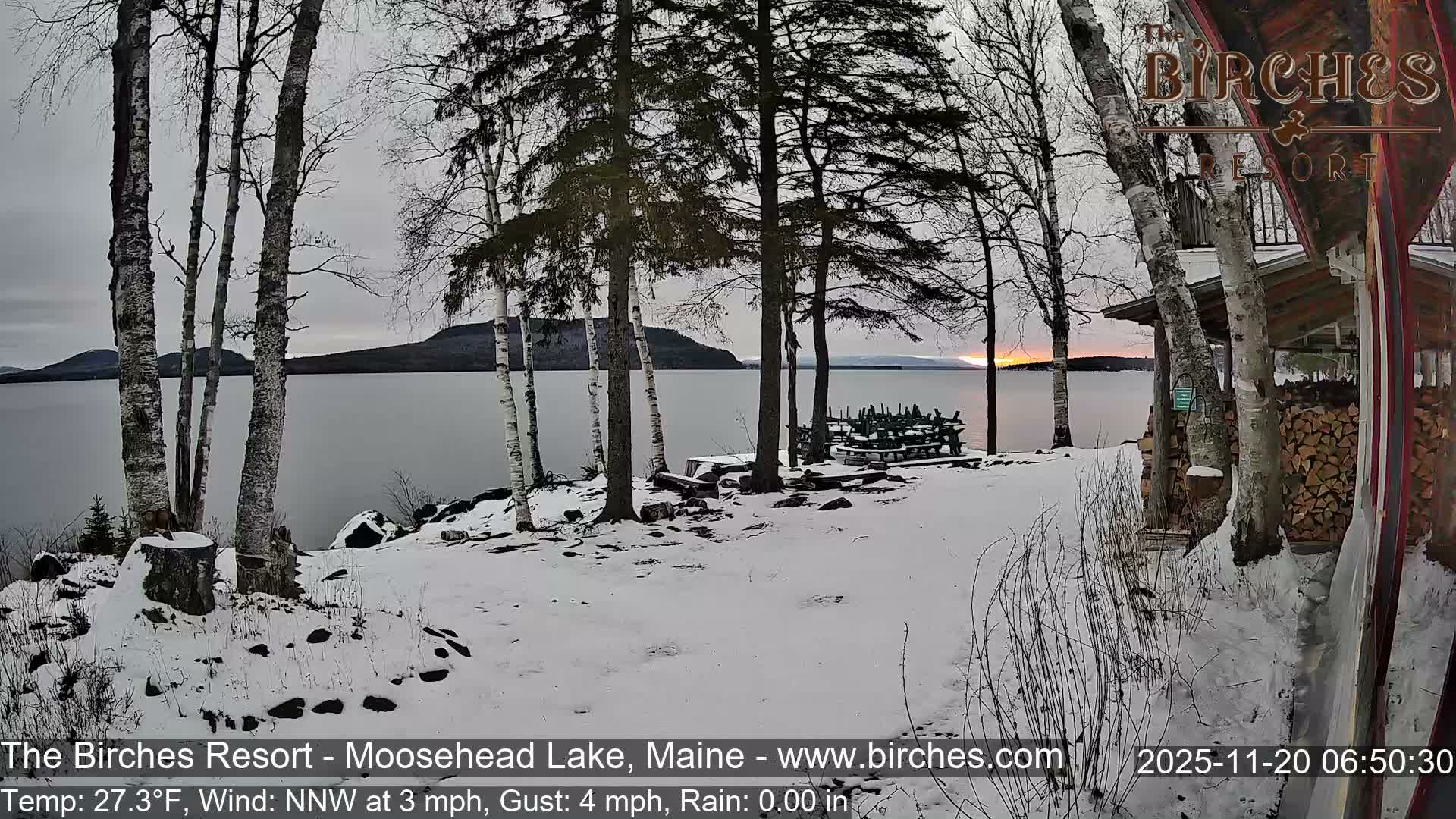 The Birches Resort Outdoo Moosehead Lake, Live Cam - Rockwood, Maine, USA