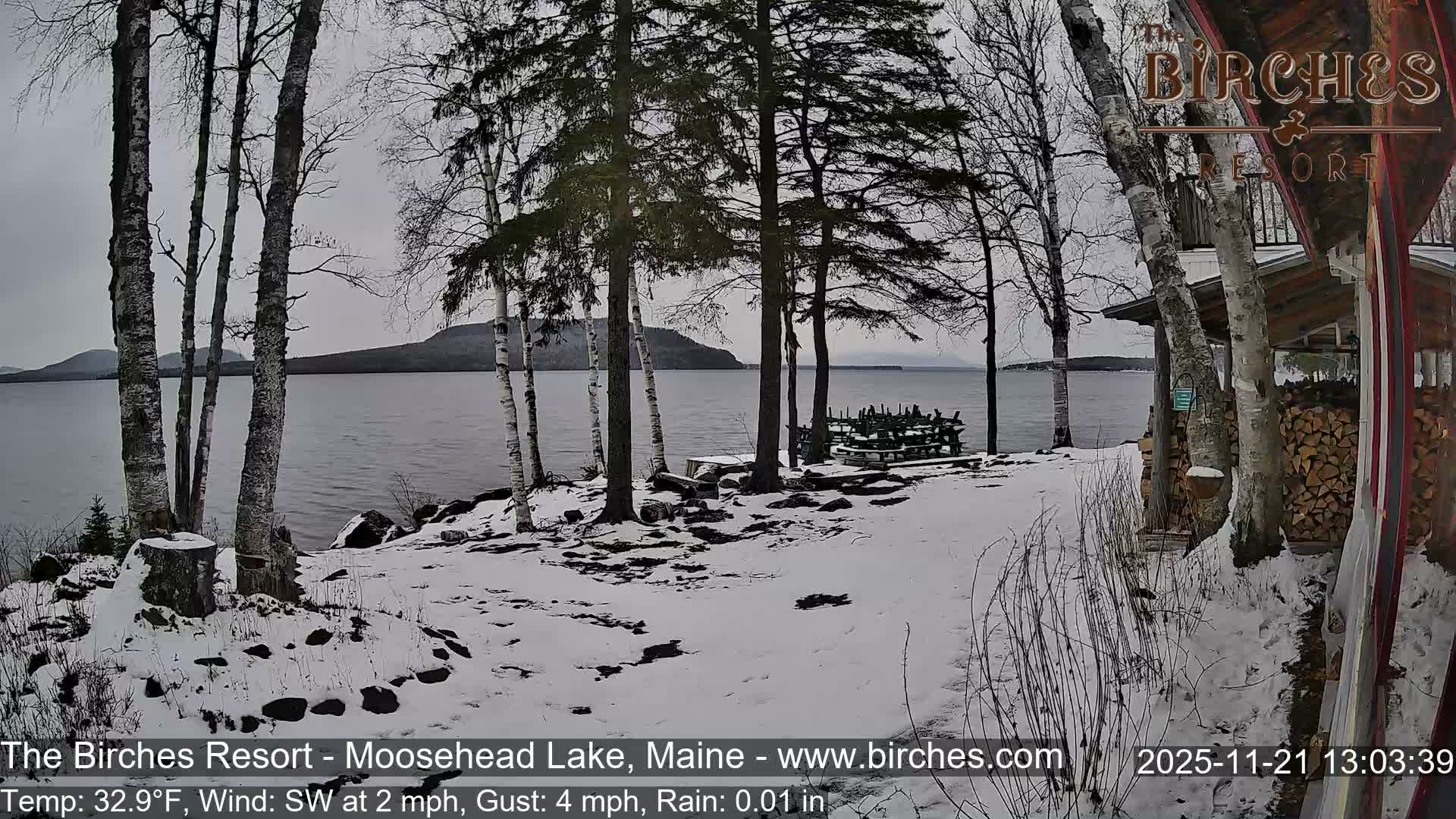 The Birches Resort Outdoo Moosehead Lake, Live Cam - Rockwood, Maine, USA