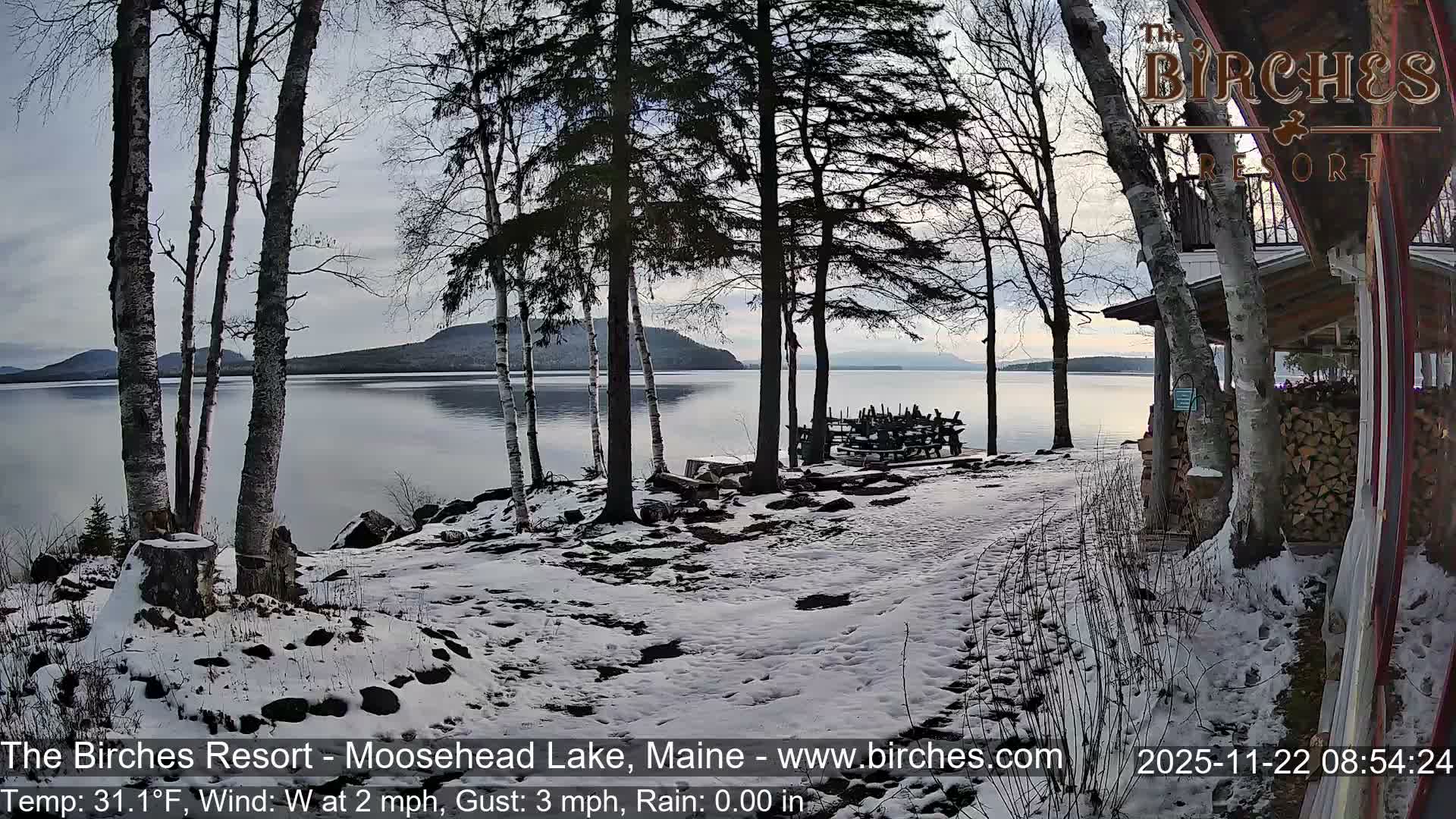 The Birches Resort Outdoo Moosehead Lake, Live Cam - Rockwood, Maine, USA