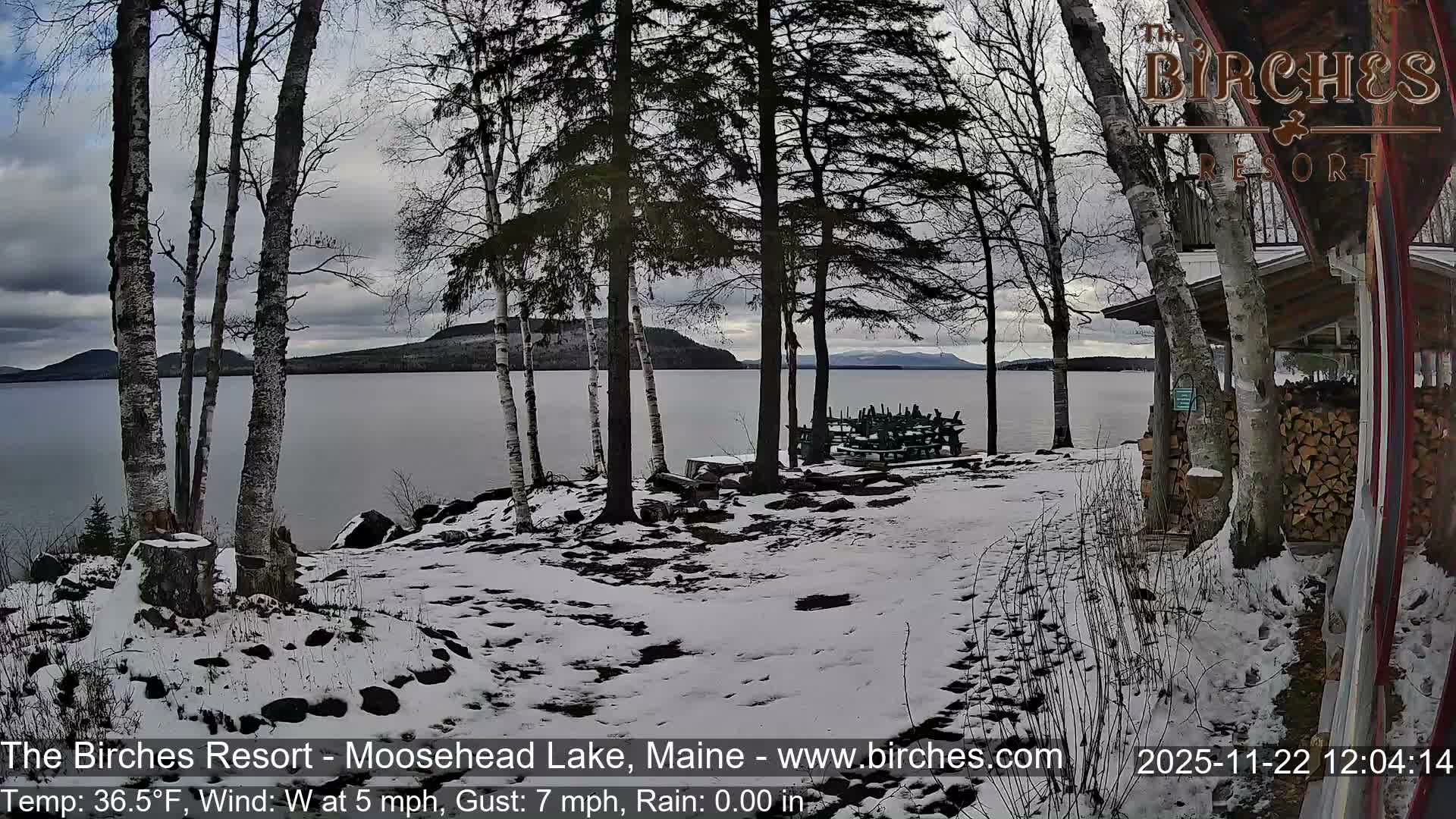 The Birches Resort Outdoo Moosehead Lake, Live Cam - Rockwood, Maine, USA