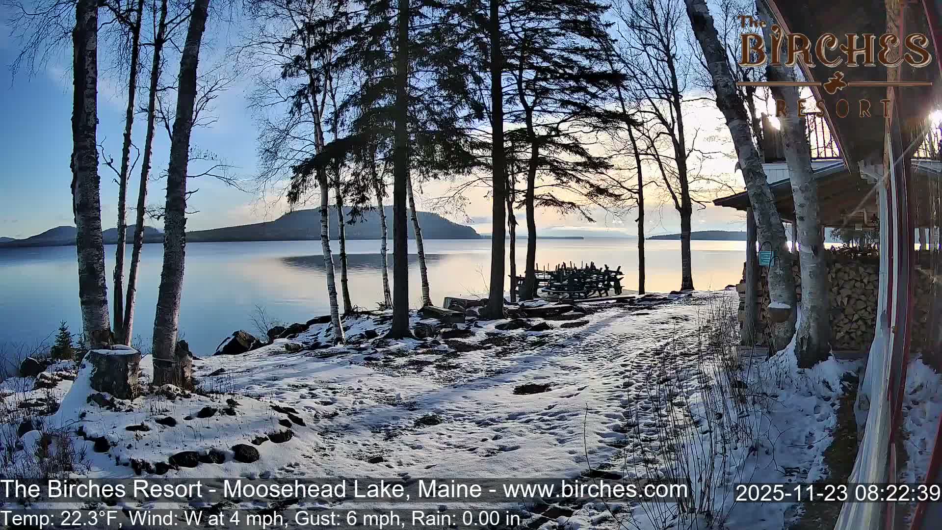 The Birches Resort Outdoo Moosehead Lake, Live Cam - Rockwood, Maine, USA