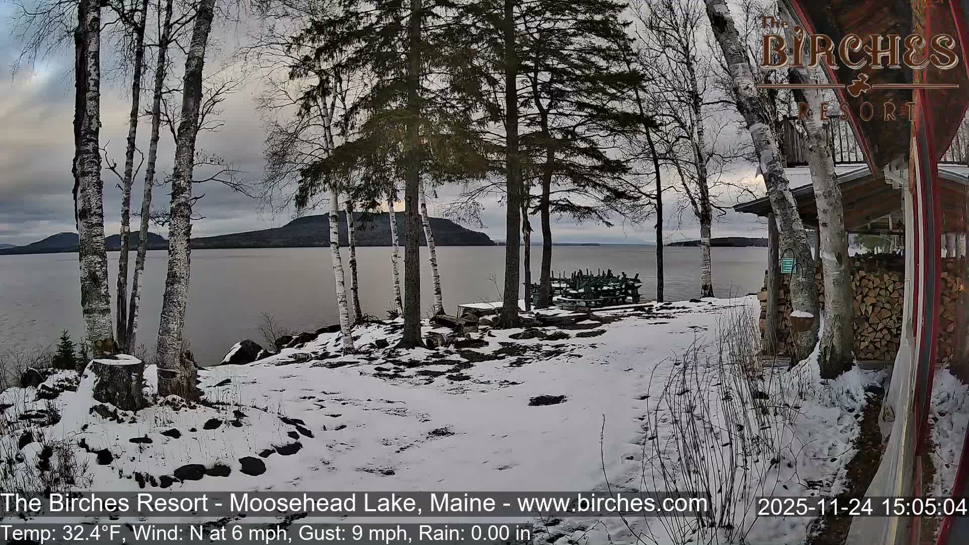 The Birches Resort Outdoo Moosehead Lake, Live Cam - Rockwood, Maine, USA