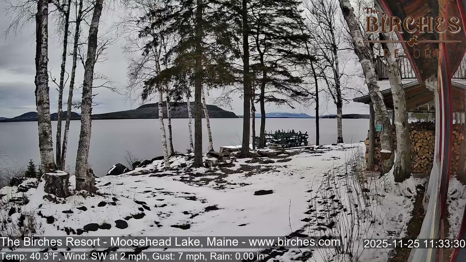 The Birches Resort Outdoo Moosehead Lake, Live Cam - Rockwood, Maine, USA