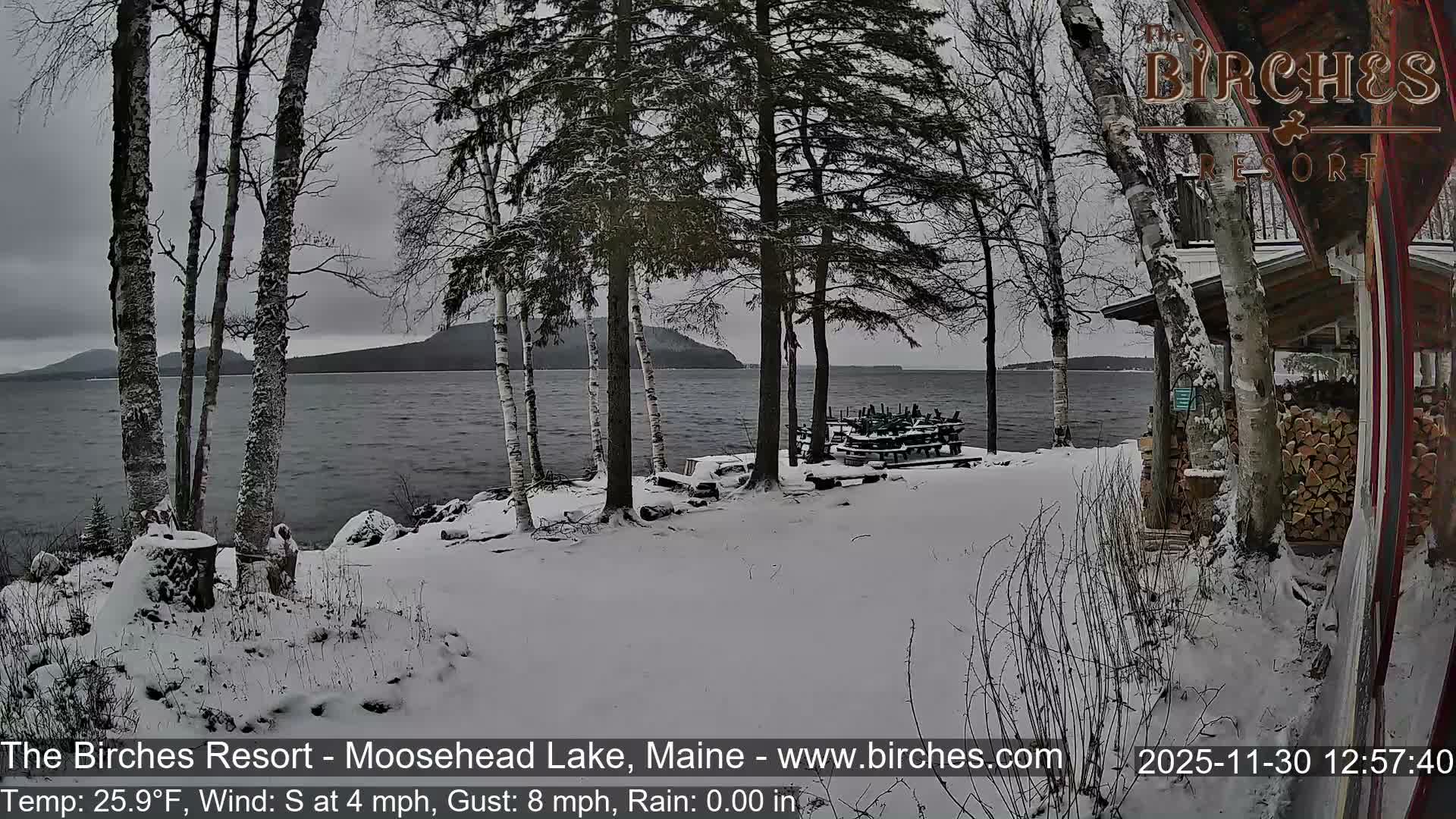 The Birches Resort Outdoo Moosehead Lake, Live Cam - Rockwood, Maine, USA