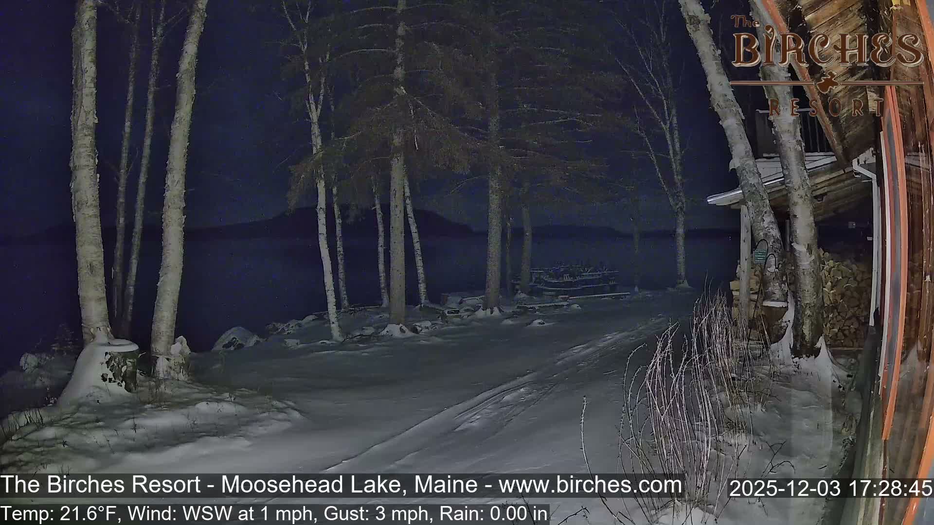 The Birches Resort Outdoo Moosehead Lake, Live Cam - Rockwood, Maine, USA