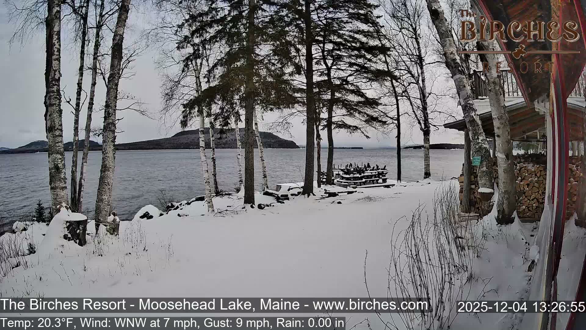 The Birches Resort Outdoo Moosehead Lake, Live Cam - Rockwood, Maine, USA