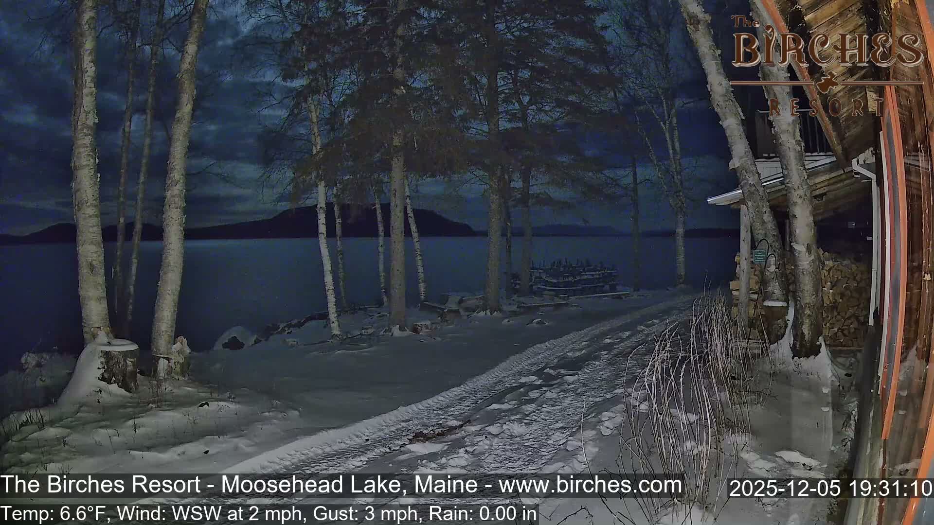 The Birches Resort Outdoo Moosehead Lake, Live Cam - Rockwood, Maine, USA
