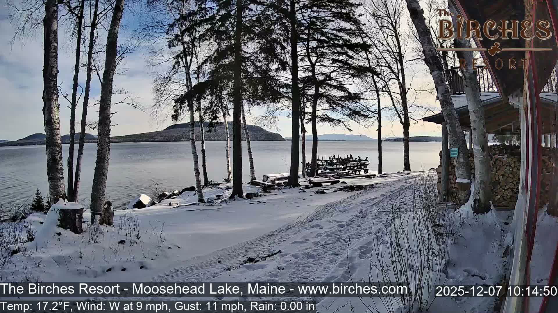 The Birches Resort Outdoo Moosehead Lake, Live Cam - Rockwood, Maine, USA
