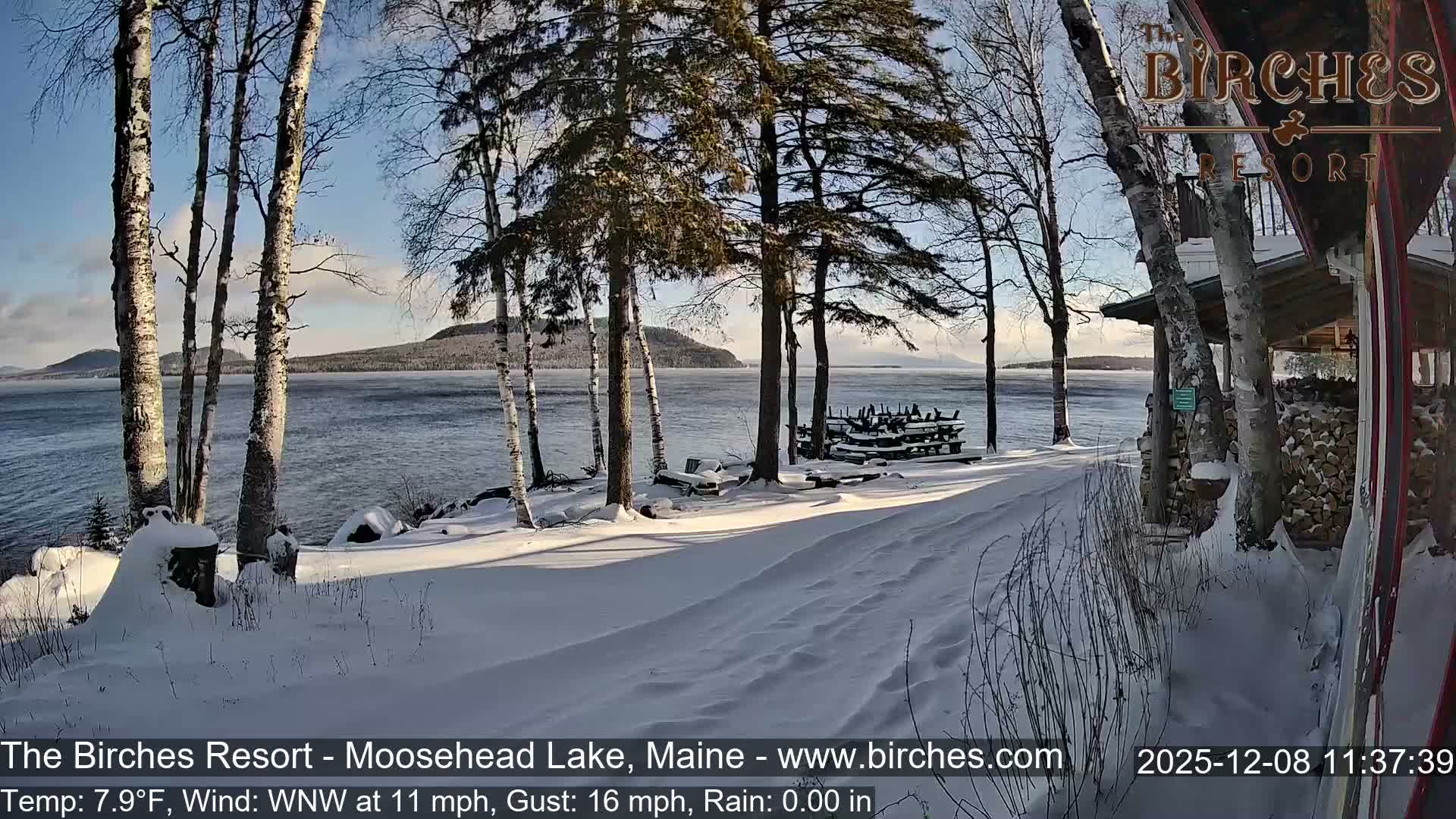 The Birches Resort Outdoo Moosehead Lake, Live Cam - Rockwood, Maine, USA