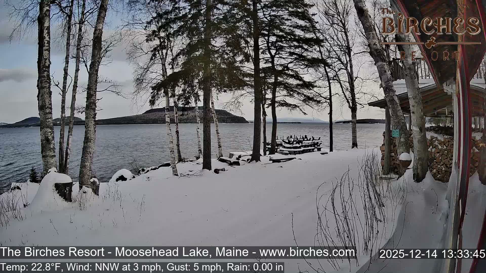 The Birches Resort Outdoo Moosehead Lake, Live Cam - Rockwood, Maine, USA