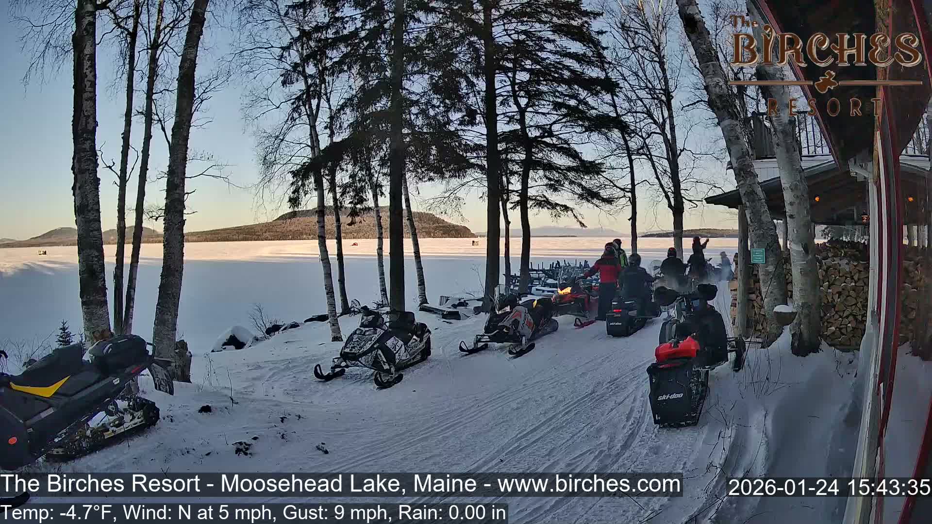The Birches Resort Outdoo Moosehead Lake, Live Cam - Rockwood, Maine, USA