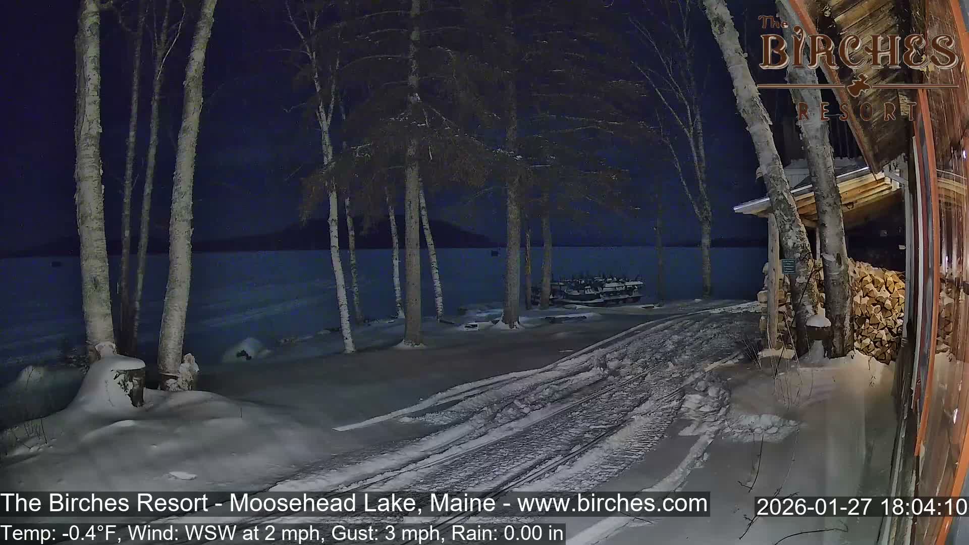 The Birches Resort Outdoo Moosehead Lake, Live Cam - Rockwood, Maine, USA
