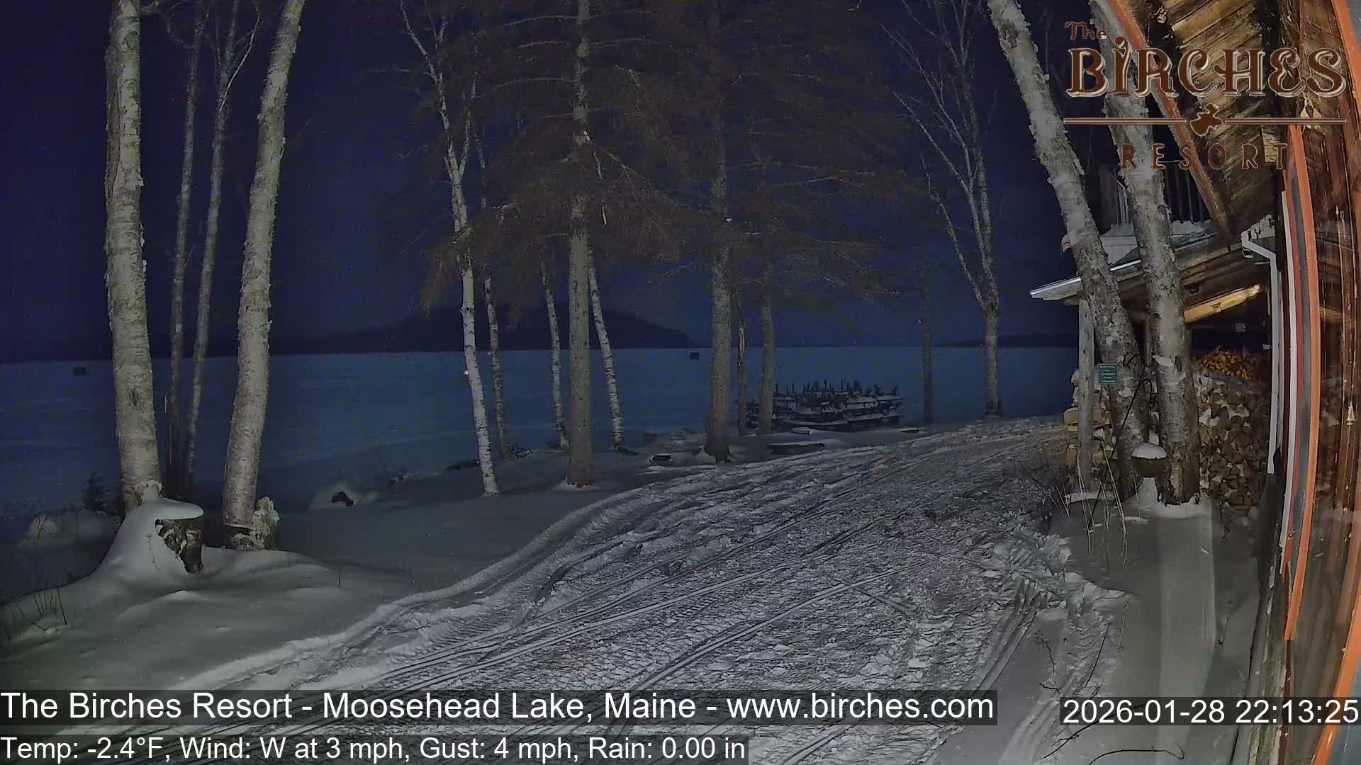 The Birches Resort Outdoo Moosehead Lake, Live Cam - Rockwood, Maine, USA