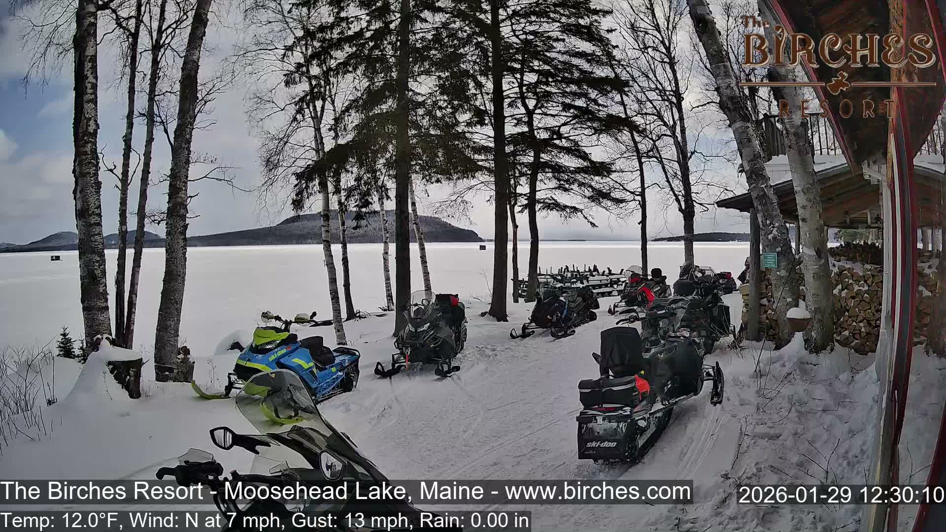 The Birches Resort Outdoo Moosehead Lake, Live Cam - Rockwood, Maine, USA