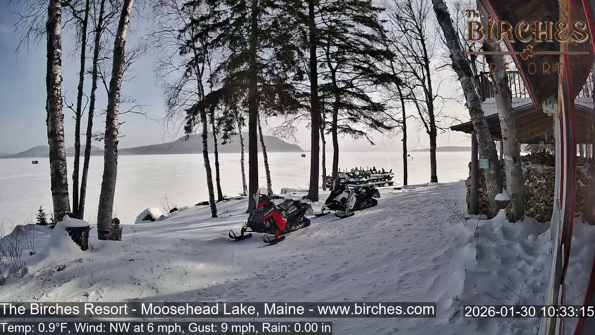 The Birches Resort Outdoo Moosehead Lake, Live Cam - Rockwood, Maine, USA