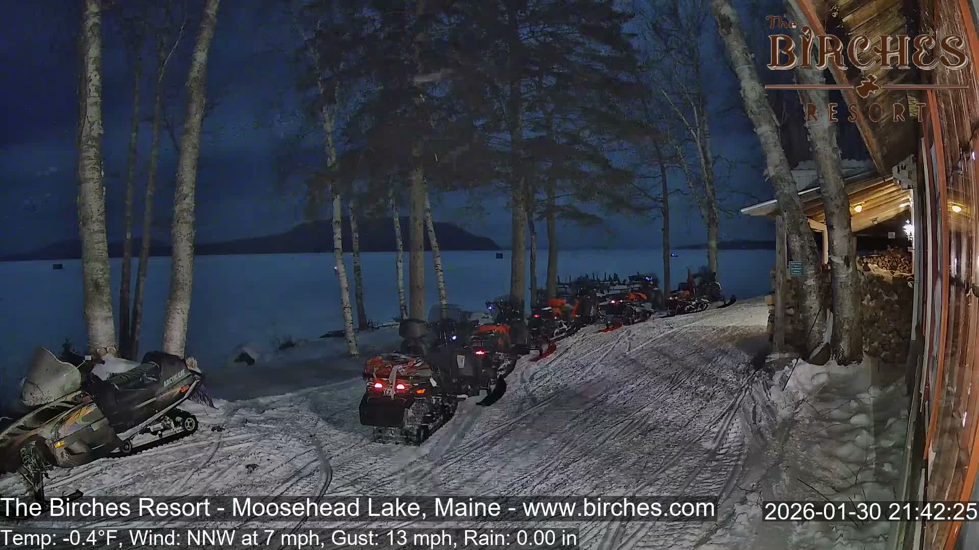 The Birches Resort Outdoo Moosehead Lake, Live Cam - Rockwood, Maine, USA