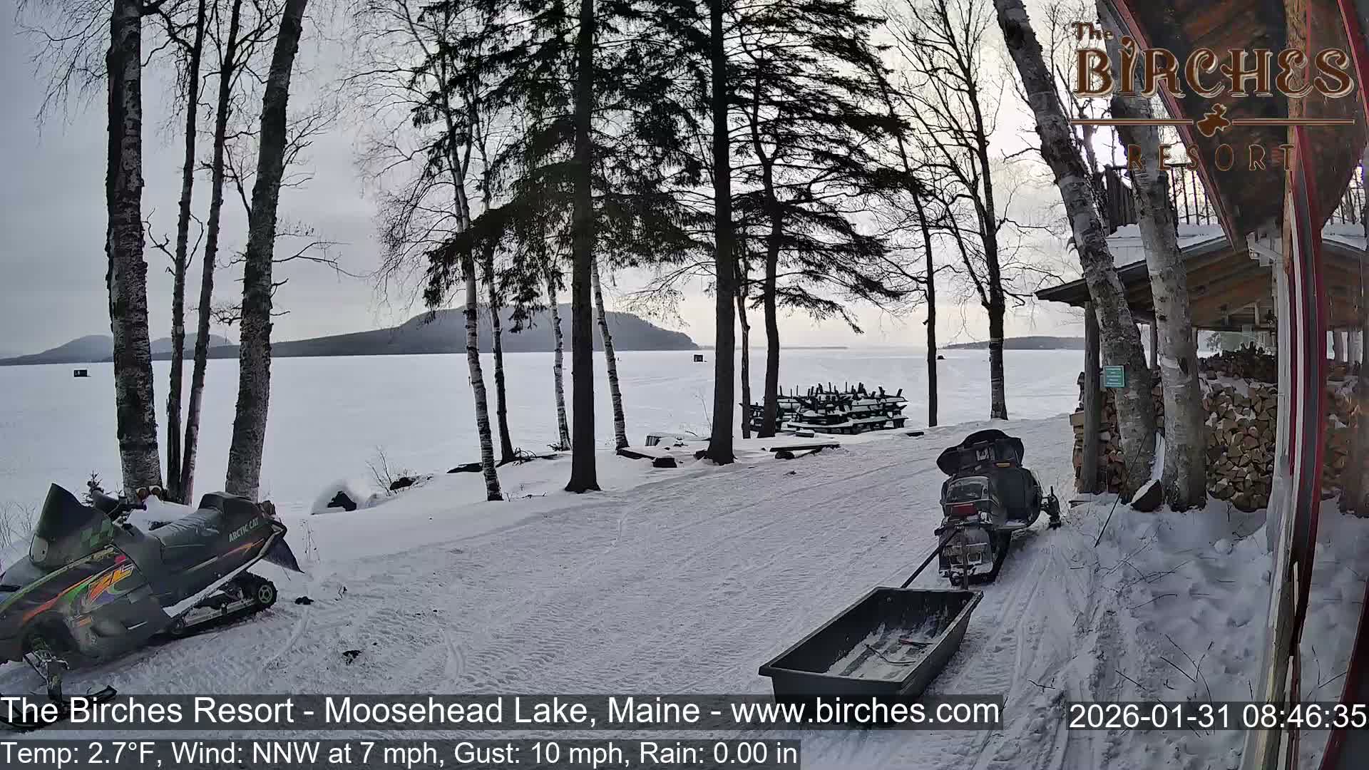 The Birches Resort Outdoo Moosehead Lake, Live Cam - Rockwood, Maine, USA