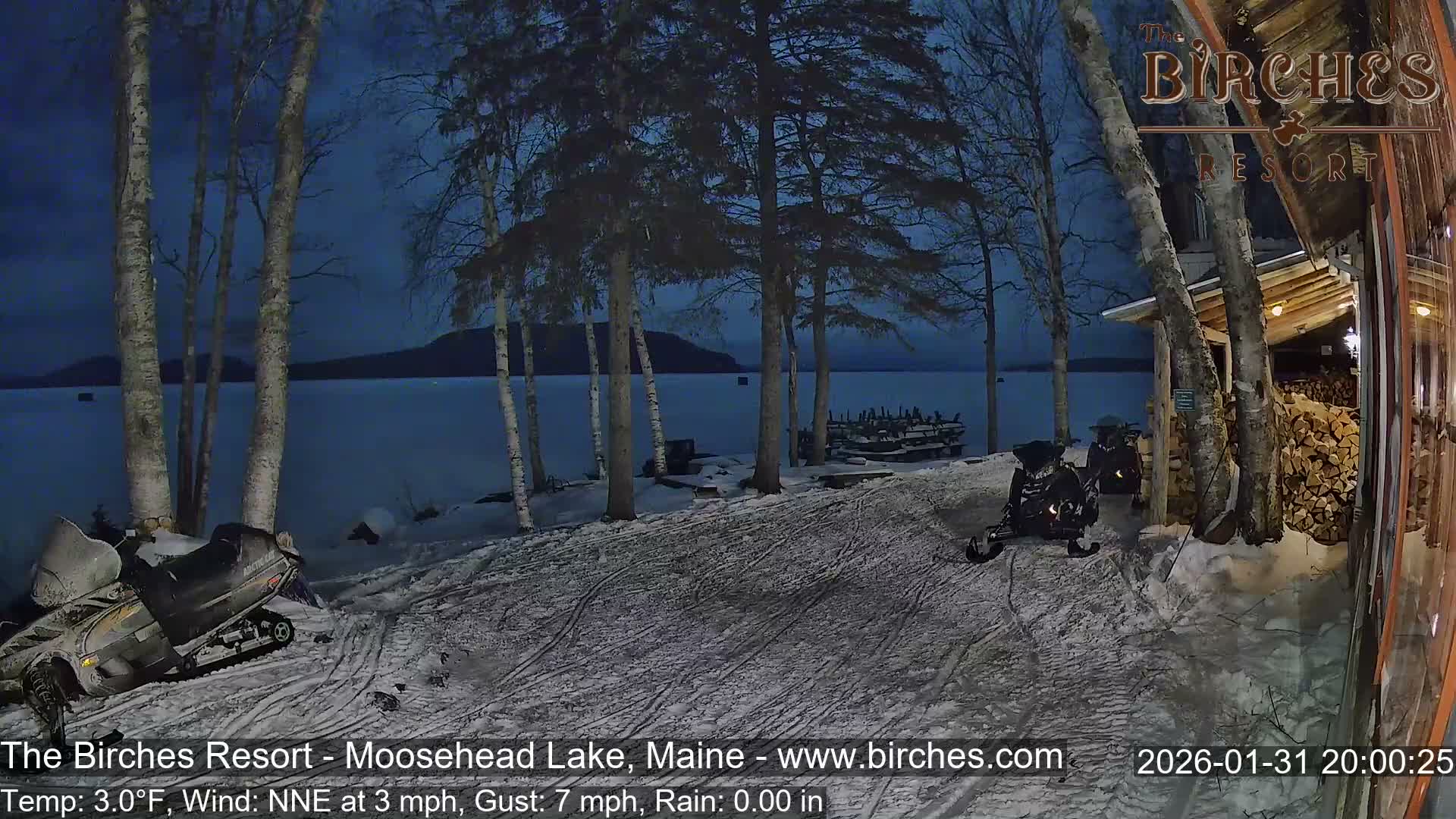 The Birches Resort Outdoo Moosehead Lake, Live Cam - Rockwood, Maine, USA