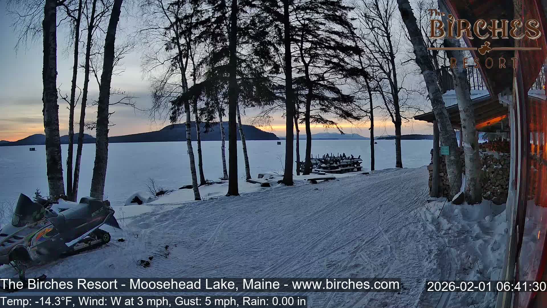 The Birches Resort Outdoo Moosehead Lake, Live Cam - Rockwood, Maine, USA